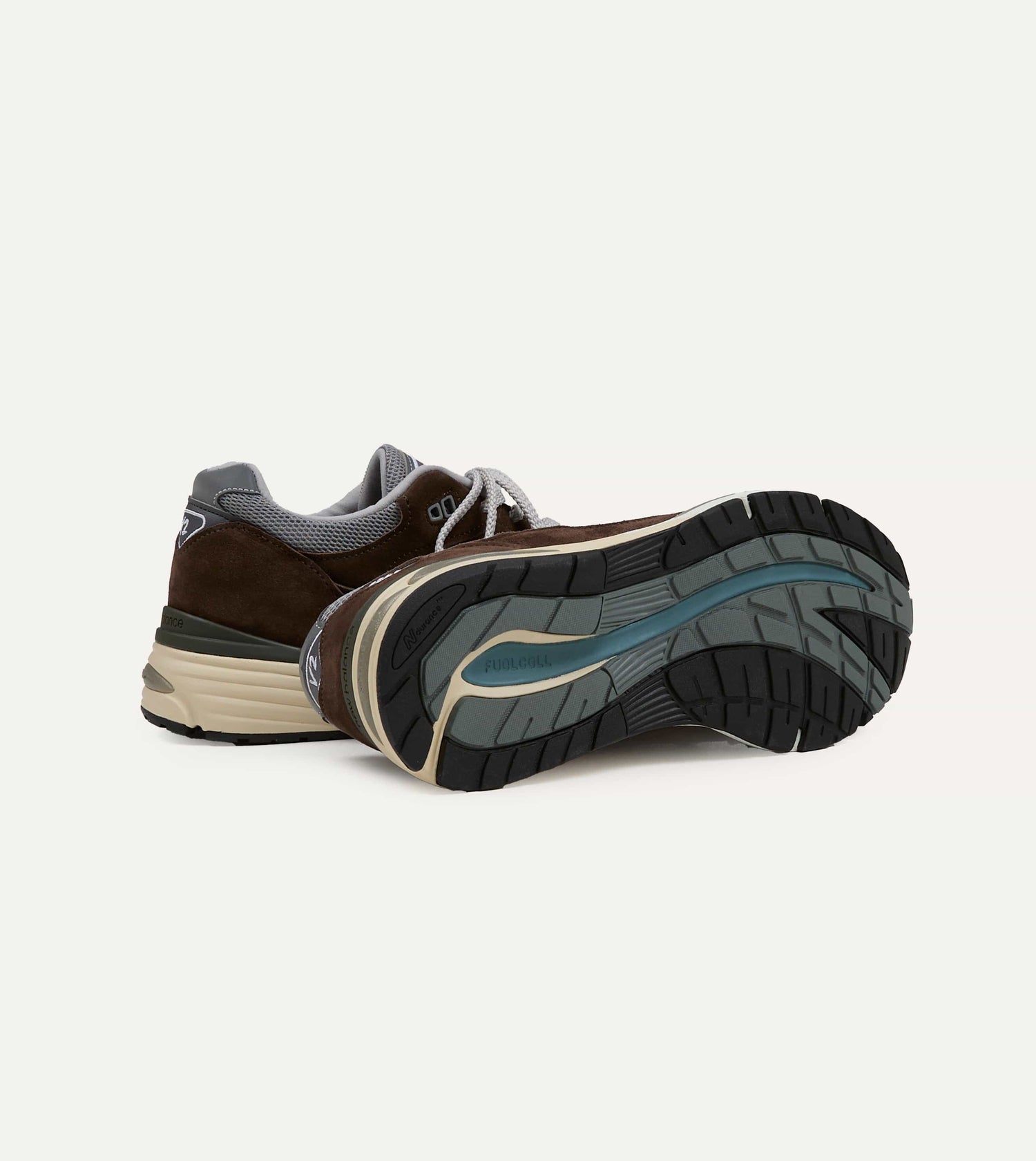 New Balance 'Elevated Essentials' Brown Alloy Made in UK 991v2 Trainers