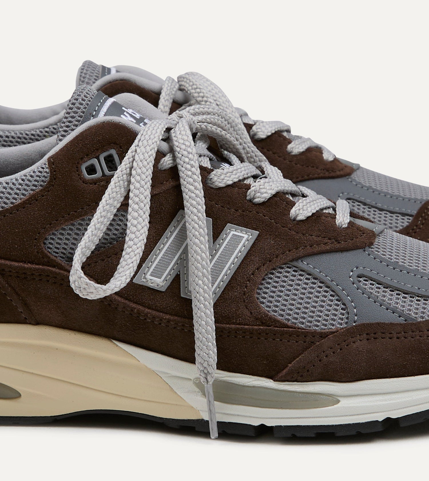 New Balance 'Elevated Essentials' Brown Alloy Made in UK 991v2 Trainers