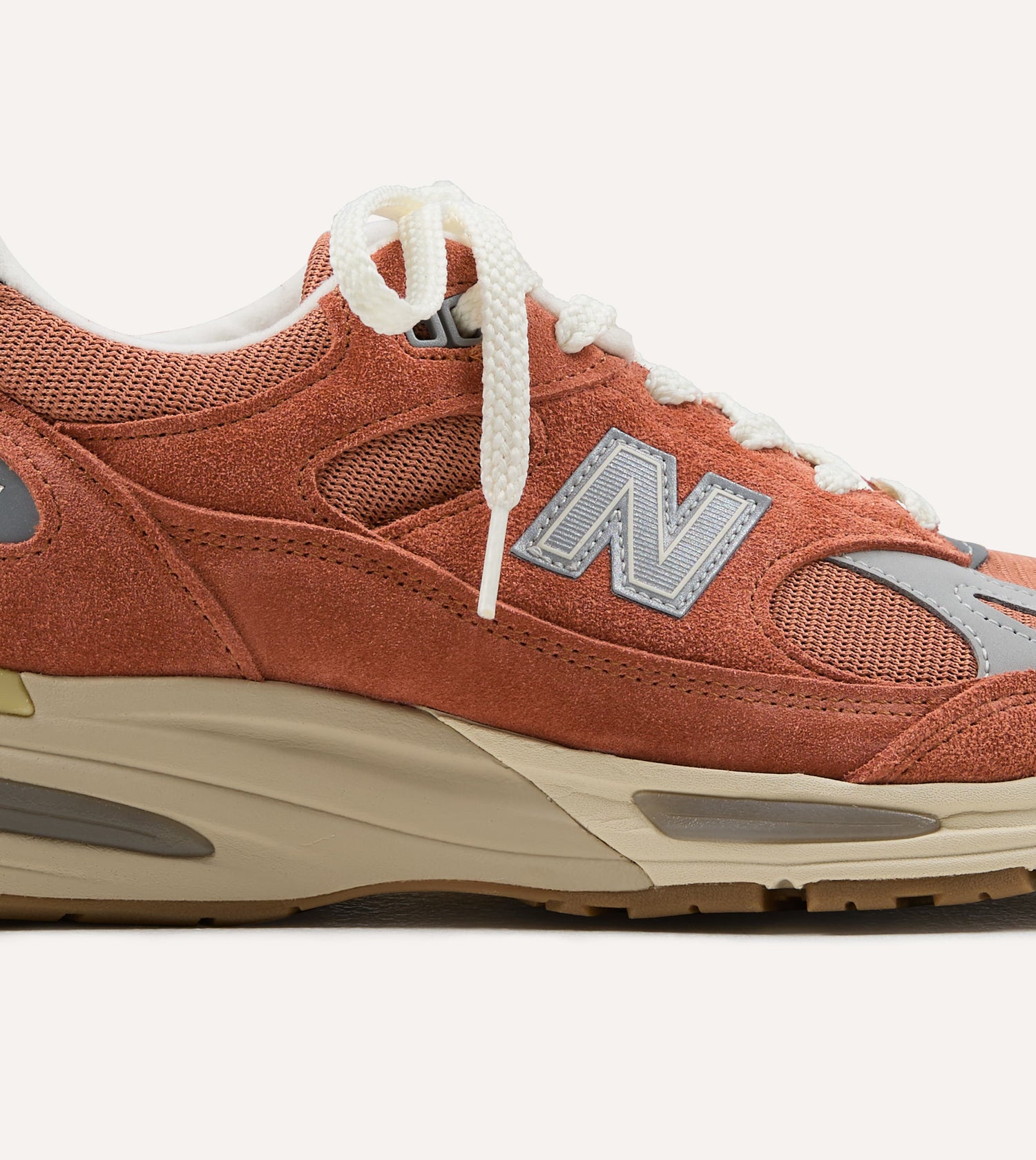 New Balance 'Vintage Sports’ Clay and Sienna Orange Made in UK 991v2 Trainers