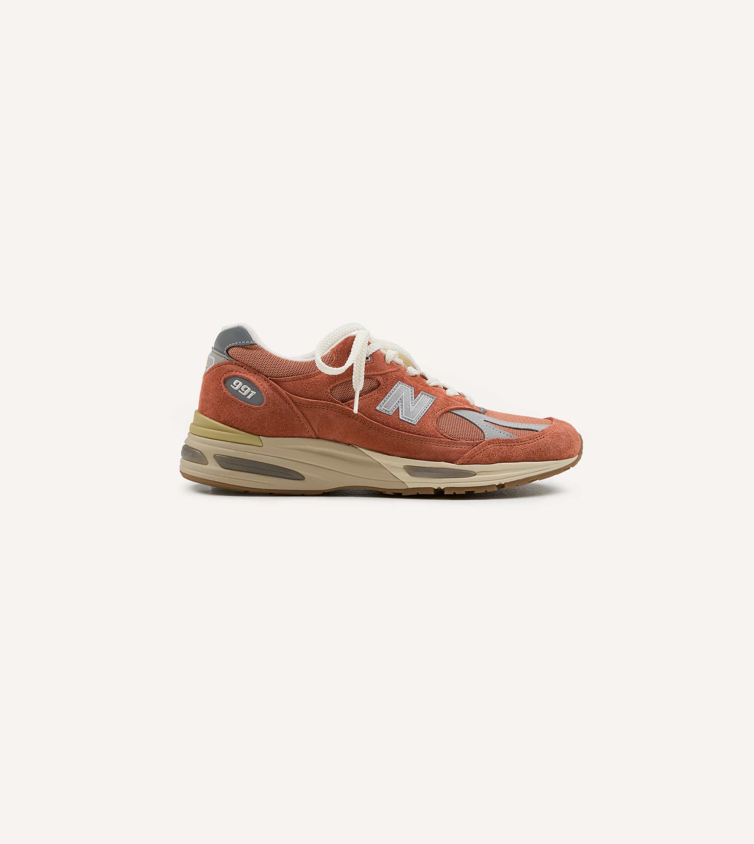 New Balance 'Vintage Sports’ Clay and Sienna Orange Made in UK 991v2 Trainers