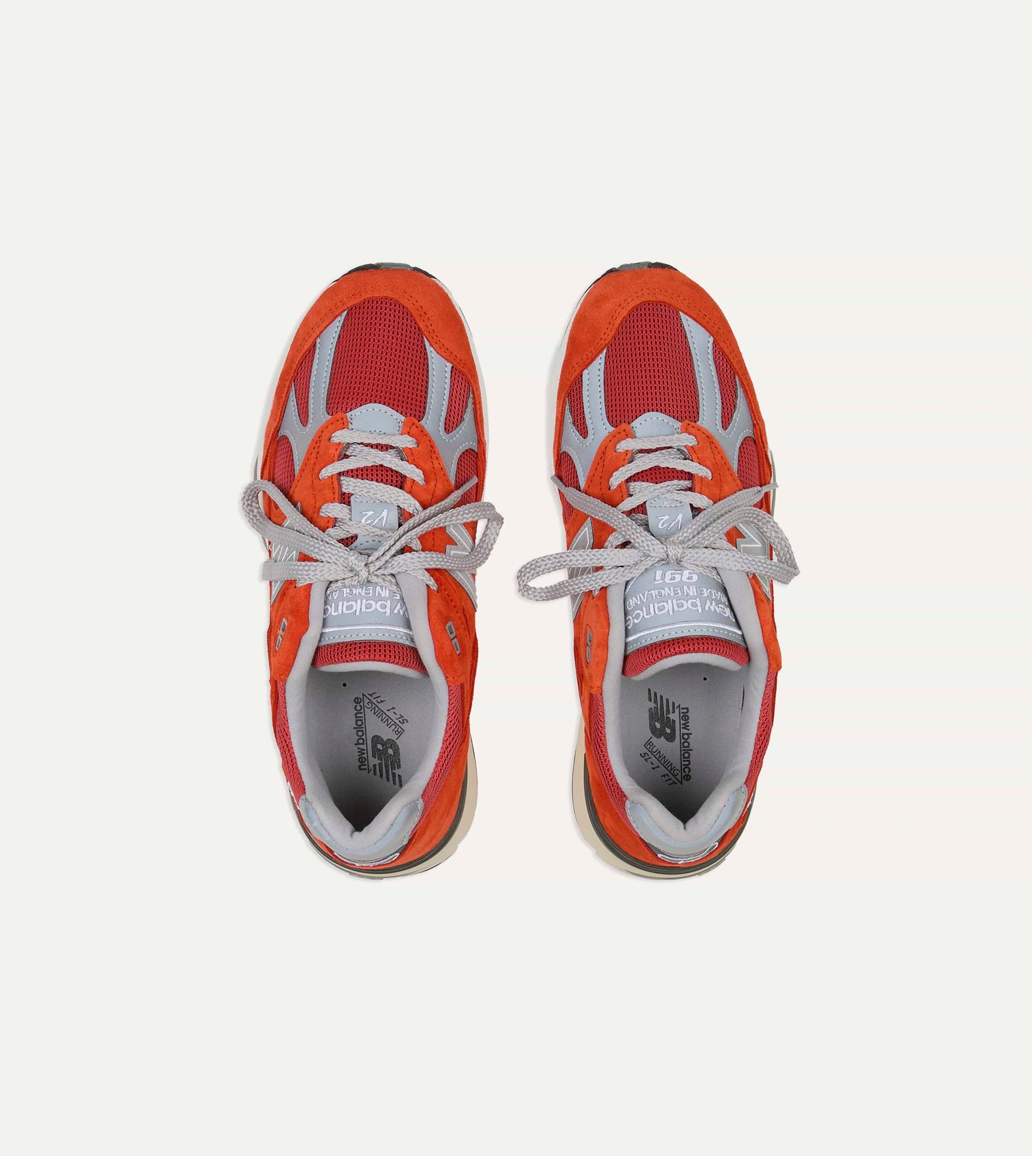 New Balance 'Vibrant Chroma' Fire Whirl Made in UK 991v2 Trainers