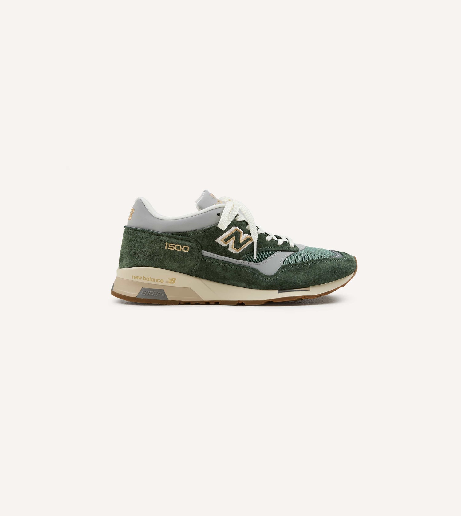 New Balance 'Vintage Sports' Kombu Green and Sea Spray Made in UK 1500v1 Trainers