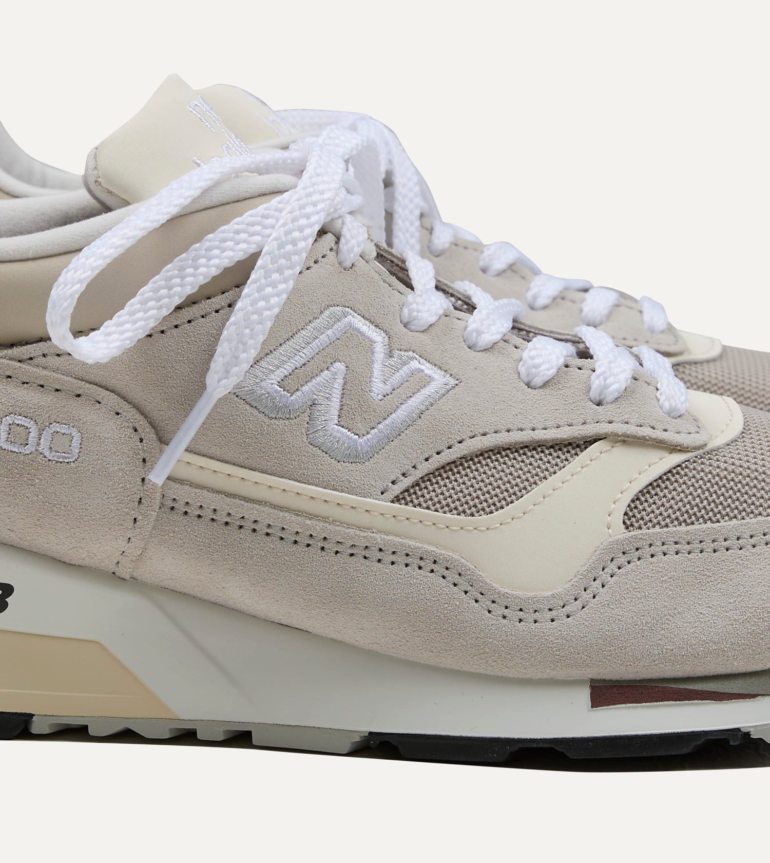 New Balance 'Elevated Essentials' Oyster and Antique White Made in UK 1500 Trainers
