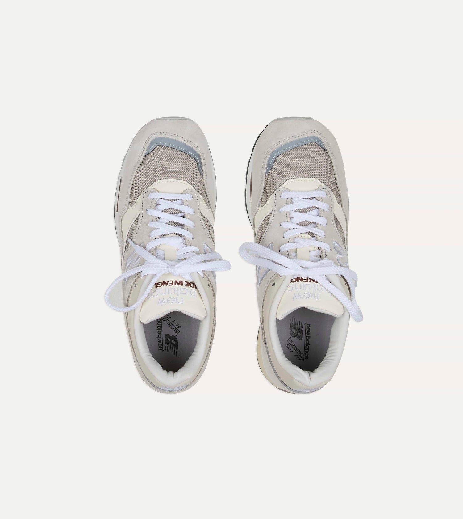 New Balance 'Elevated Essentials' Oyster and Antique White Made in UK 1500 Trainers