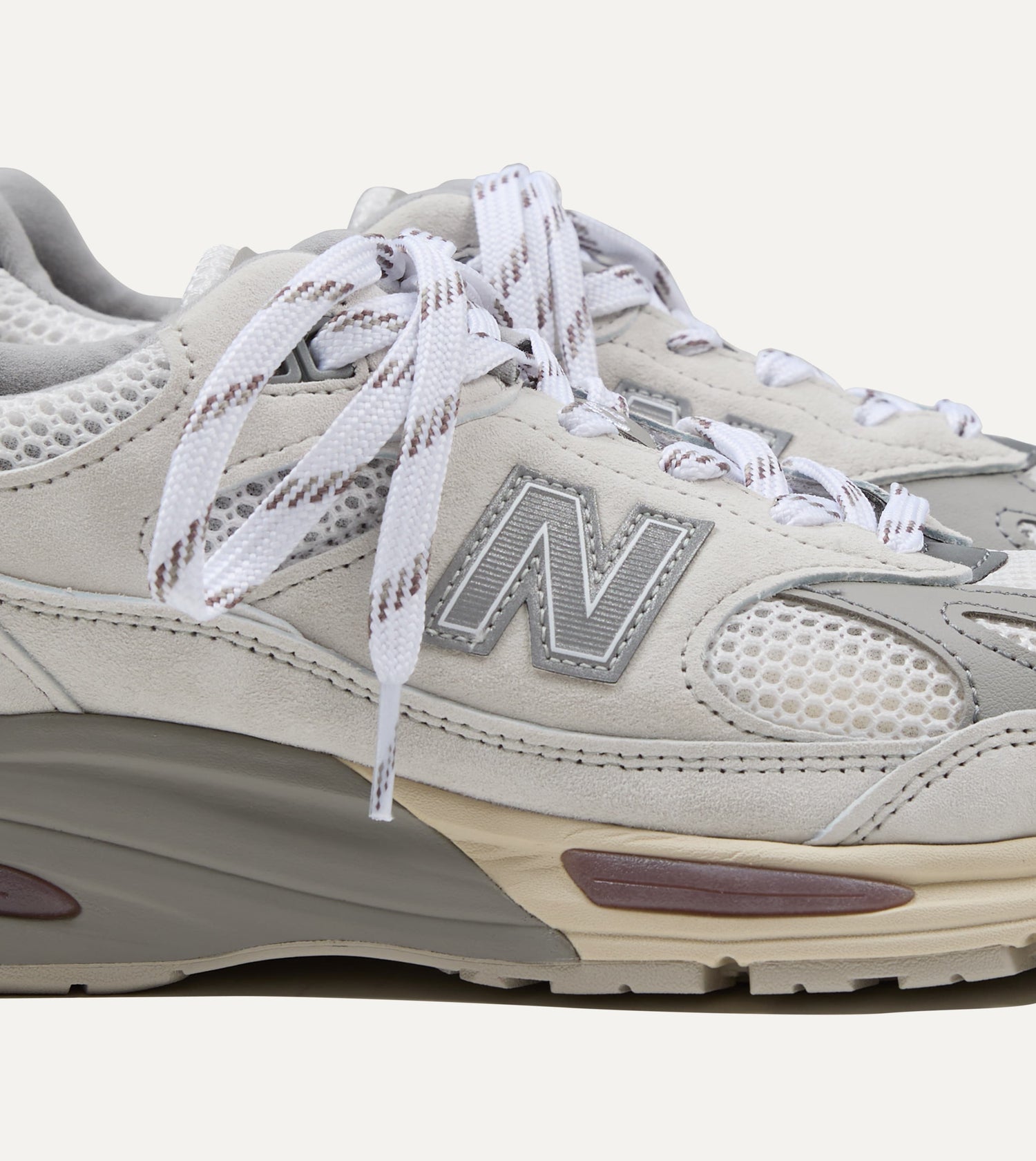 New Balance 'Elevated Essentials' Wind Chime and Brilliant White Made in UK 991v2 Trainers
