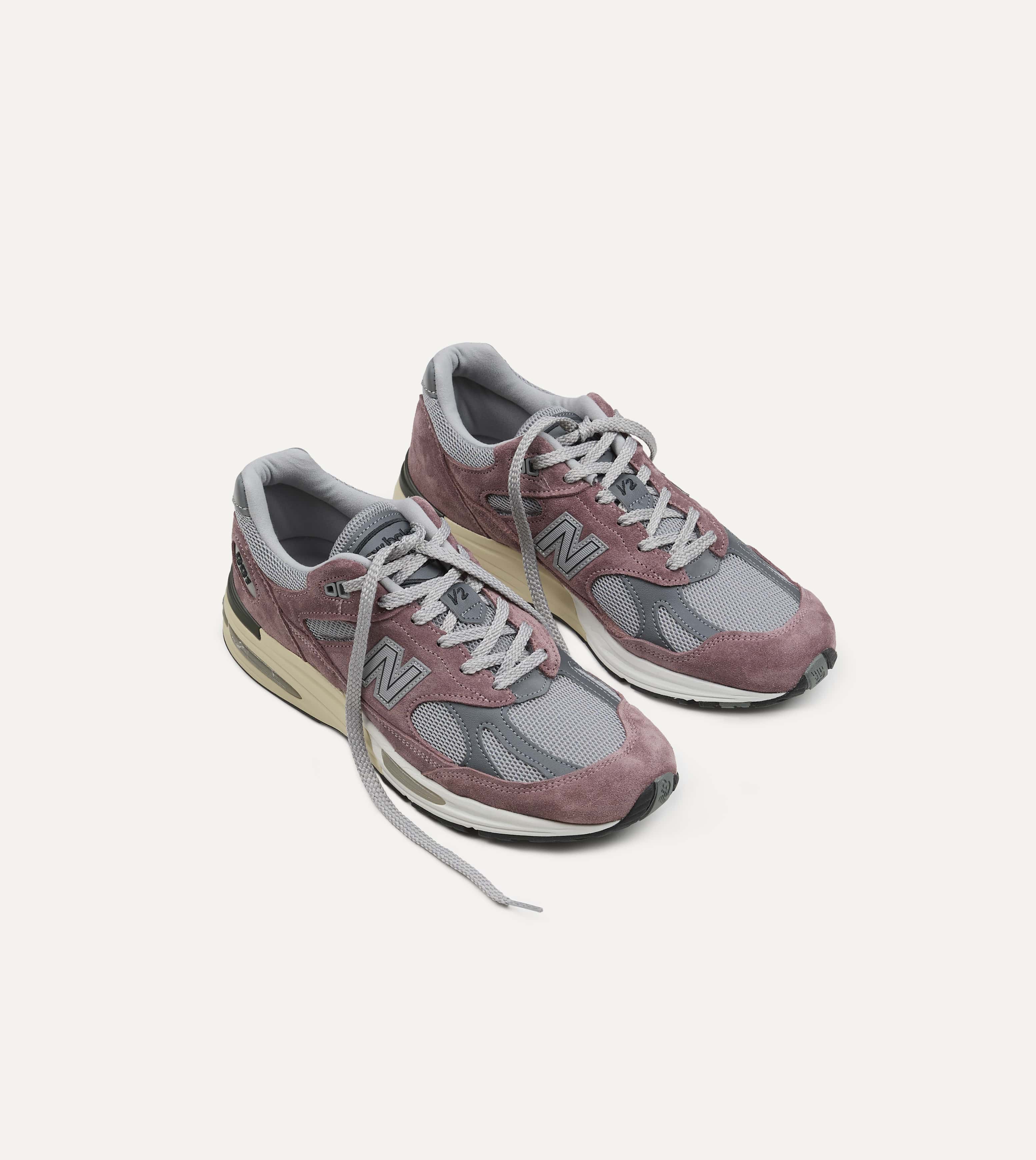 New Balance 'Elevated Essentials' Rose Taupe Made in UK 991v2 Trainers