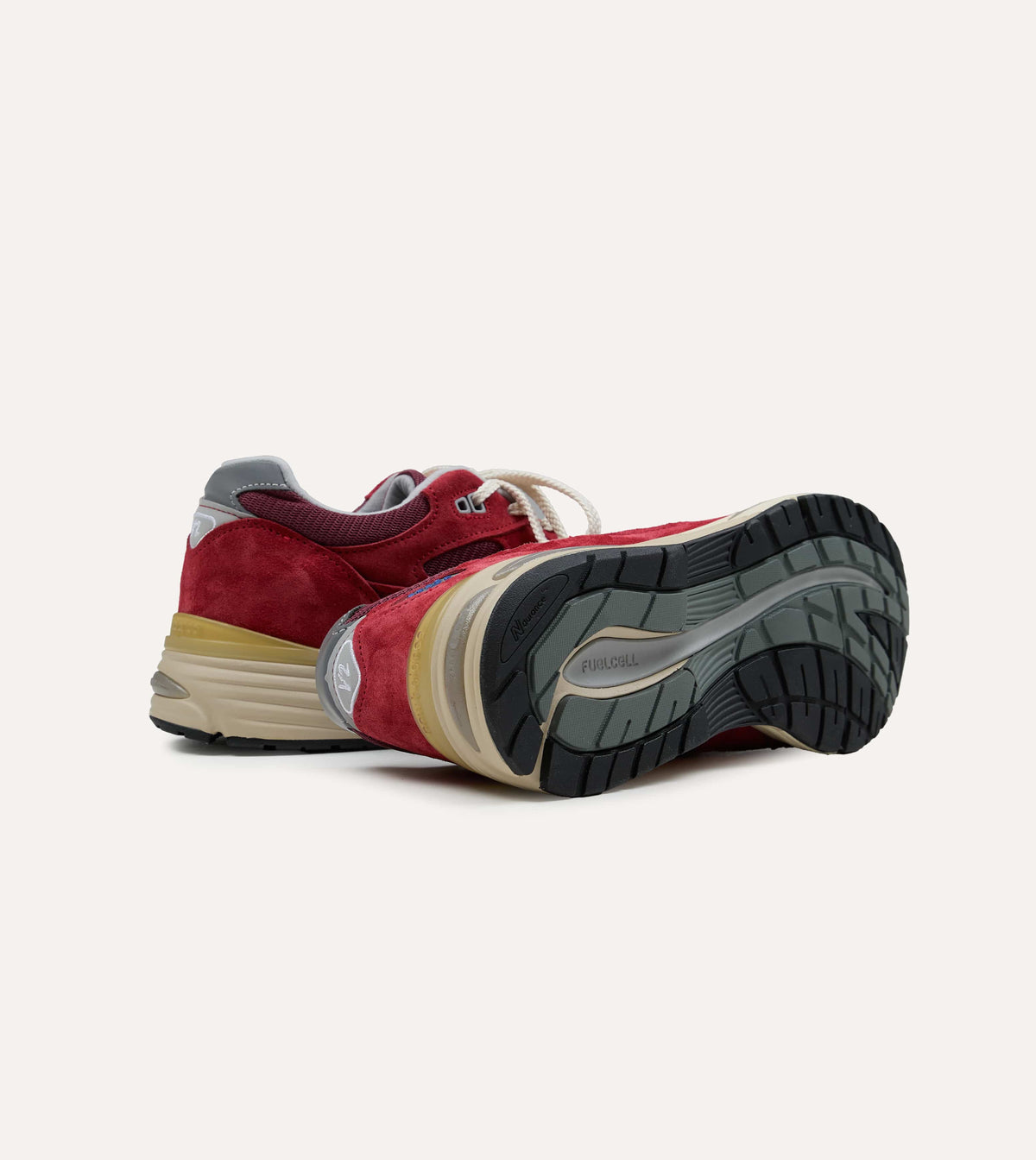 New Balance 'Vintage Sports' Karanda Red Made in UK 991v2 Trainers