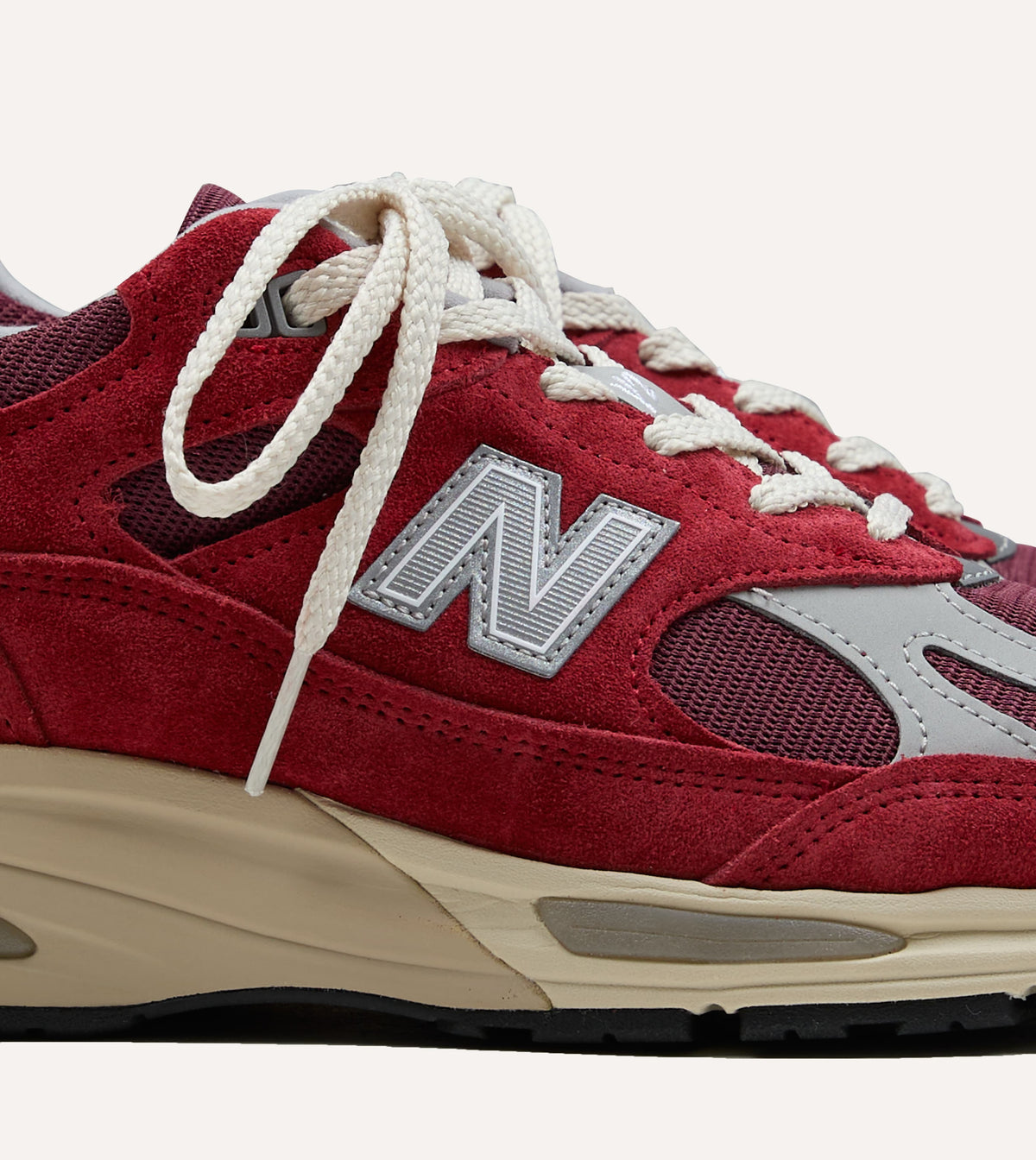 New Balance 'Vintage Sports' Karanda Red Made in UK 991v2 Trainers