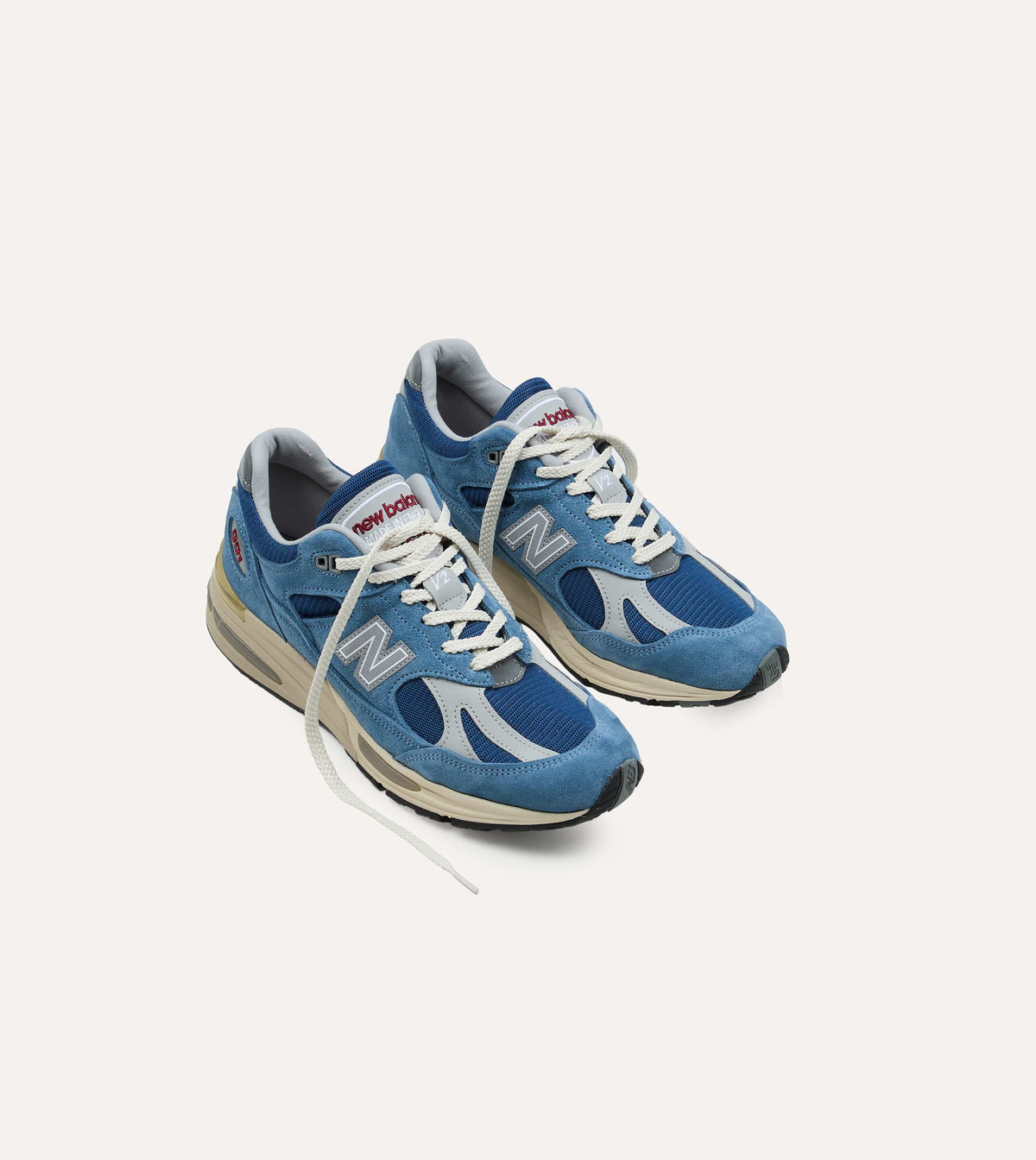 New Balance 'Vintage Sports' Blue Steel Made in UK 991v2 Trainers