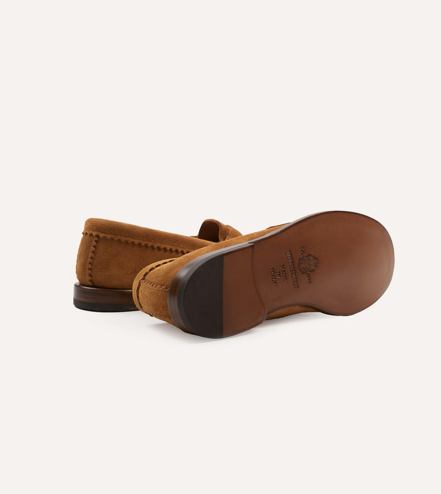 Yuketen Brown Leather Rob's Loafer