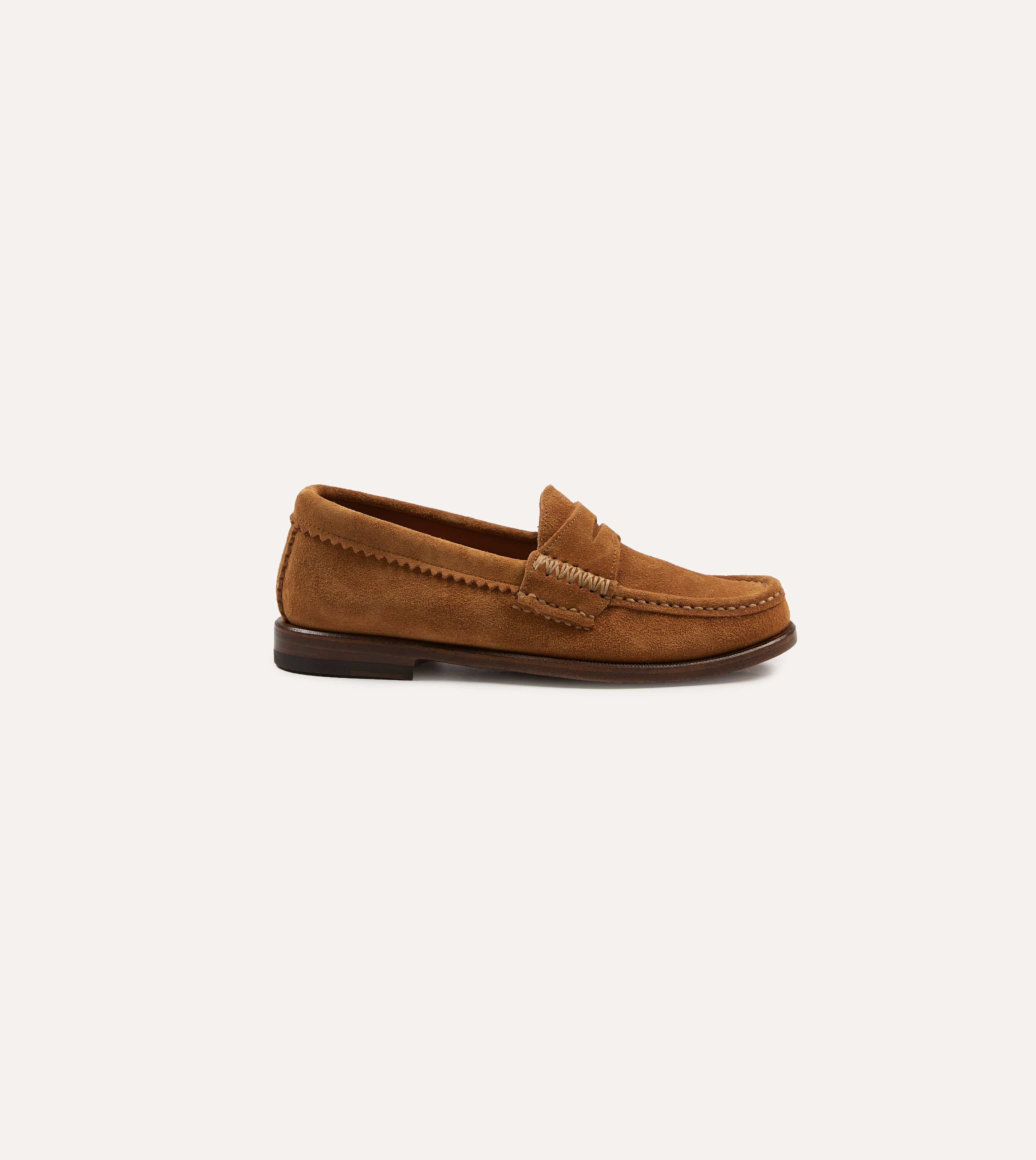 Yuketen Brown Leather Rob’s Loafer