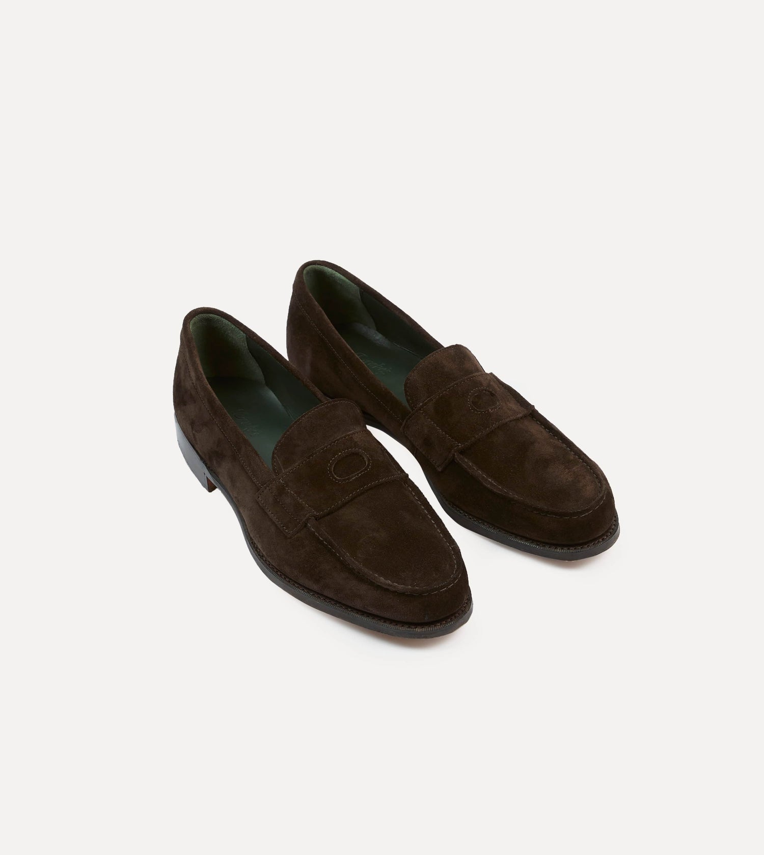 Brown Suede Charles Mk II Goodyear Welted Penny Loafer