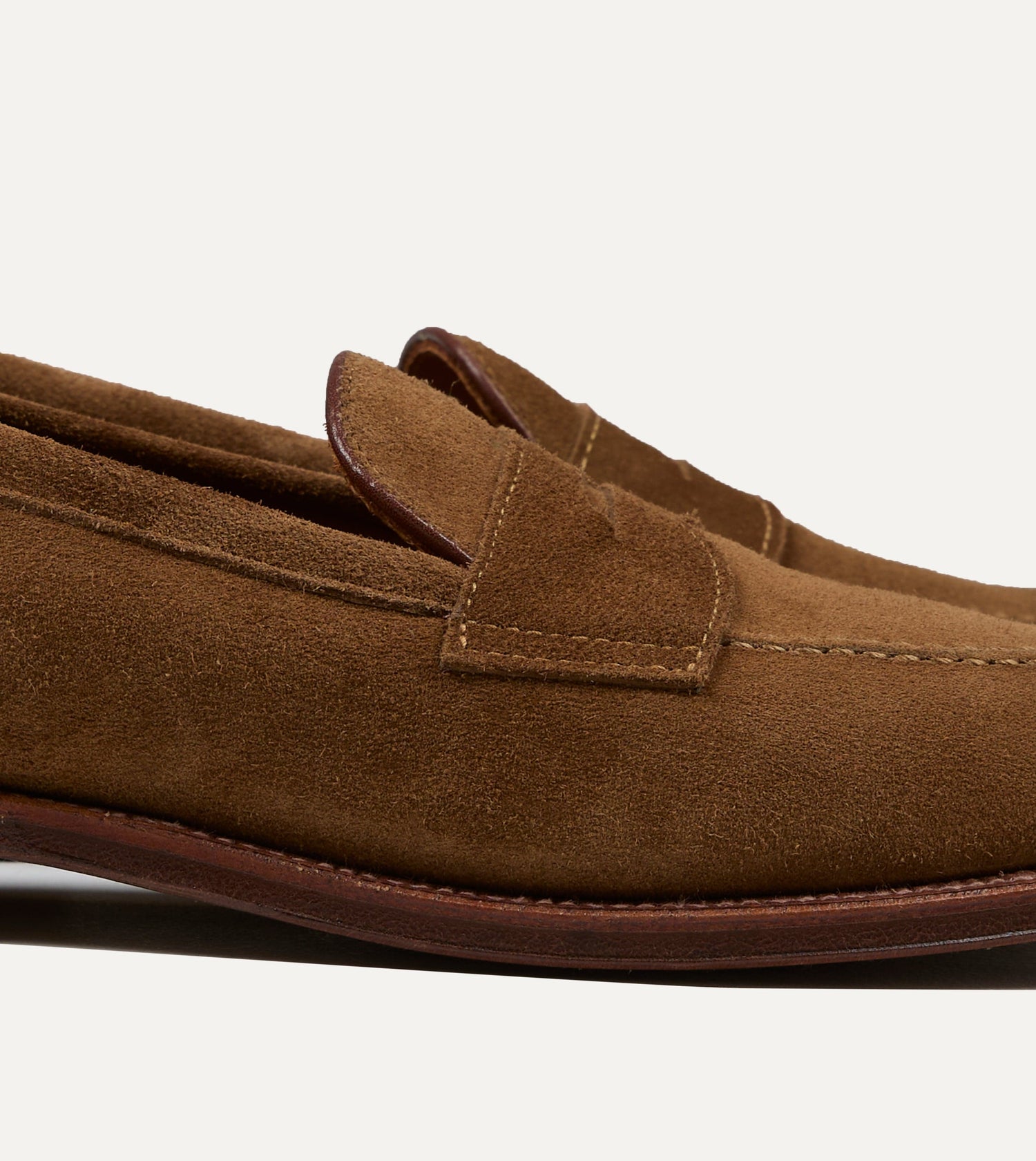 Alden Snuff Suede Penny Loafer