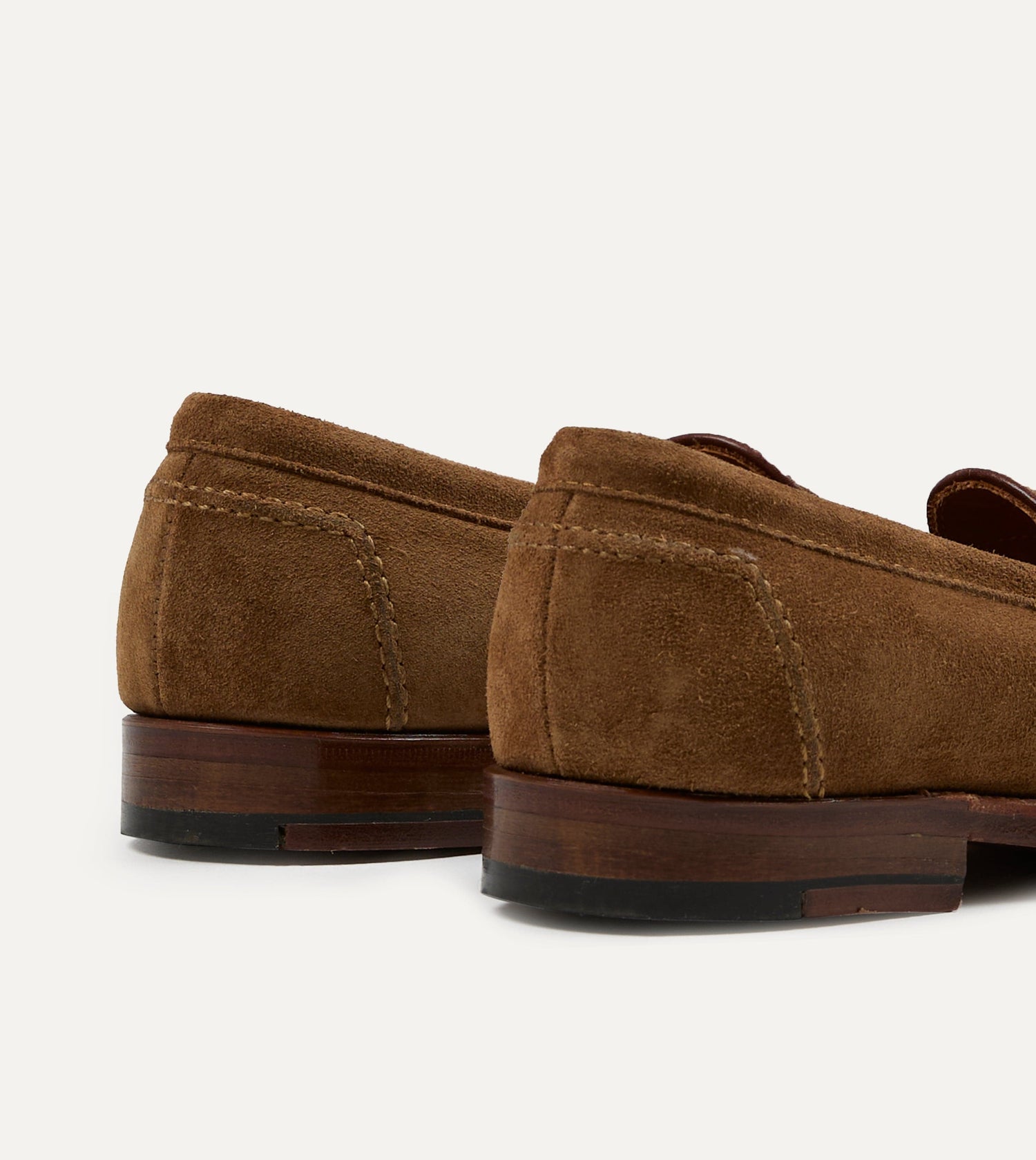 Alden Snuff Suede Penny Loafer