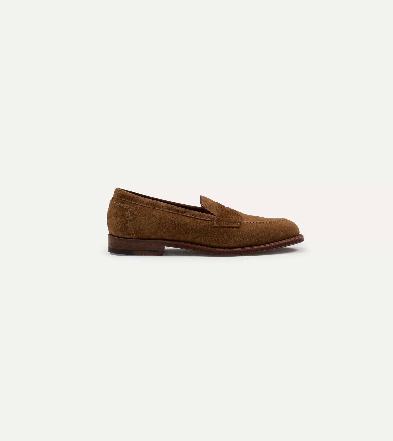 Alden Snuff Suede Penny Loafer