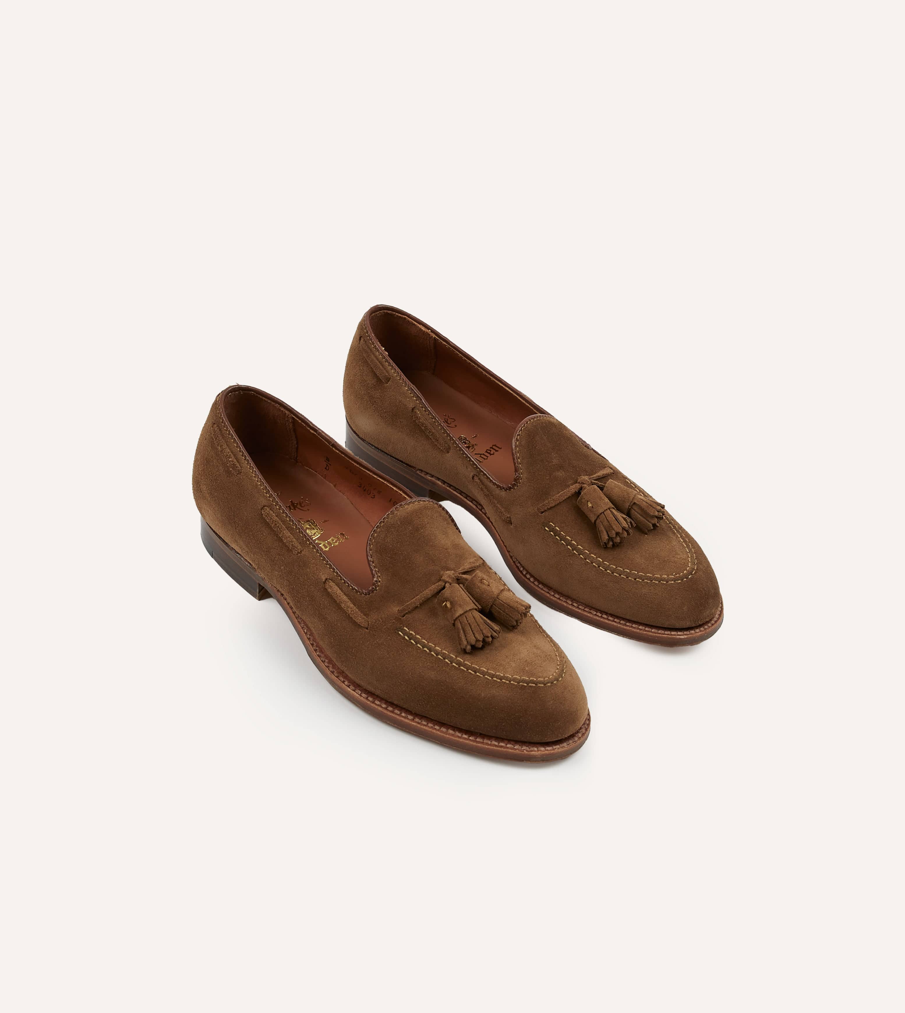 Alden Snuff Suede Tassel Loafer