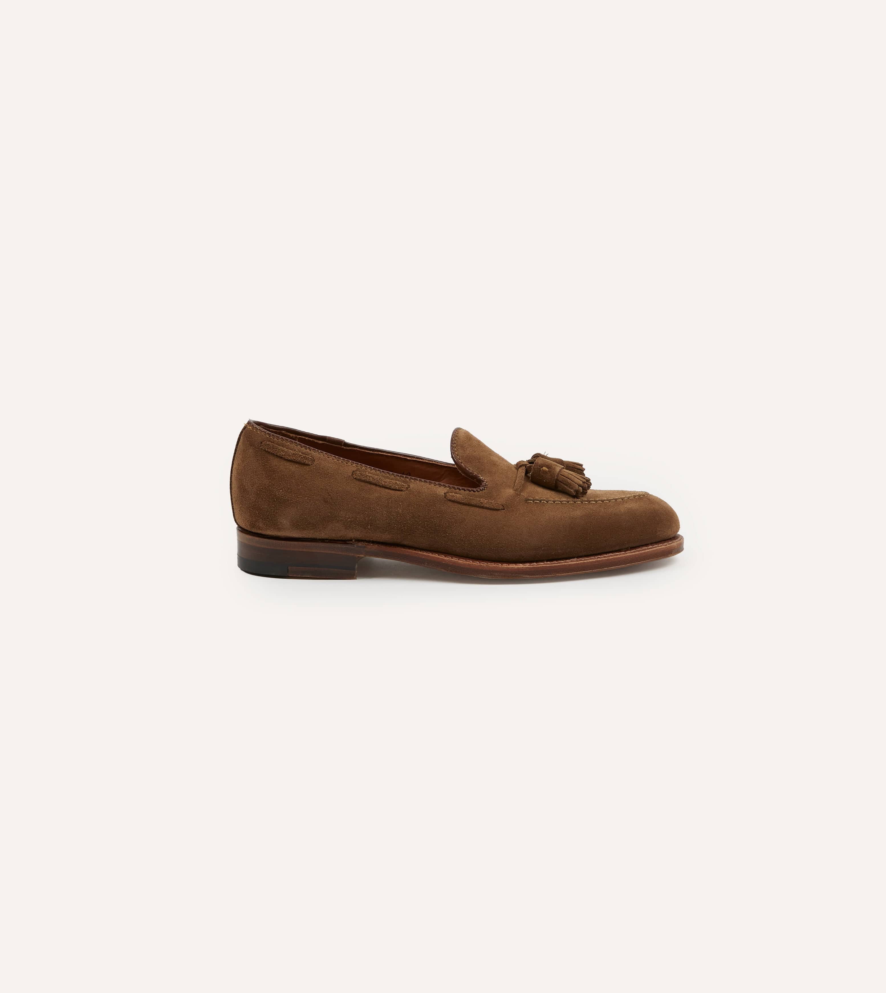 Alden Snuff Suede Tassel Loafer