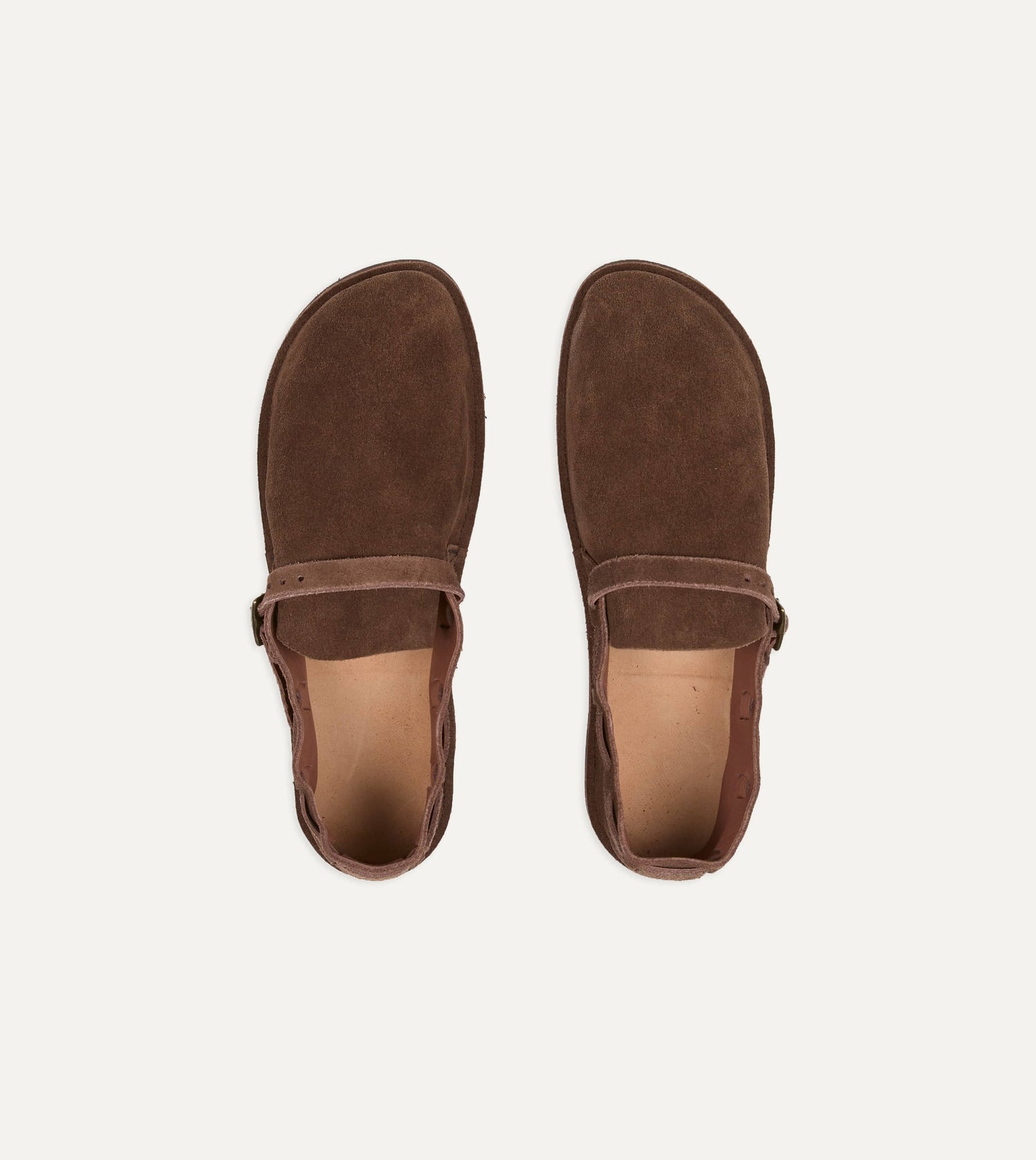 Aurora for Drake's Middle English Brown Roughout Leather Shoe