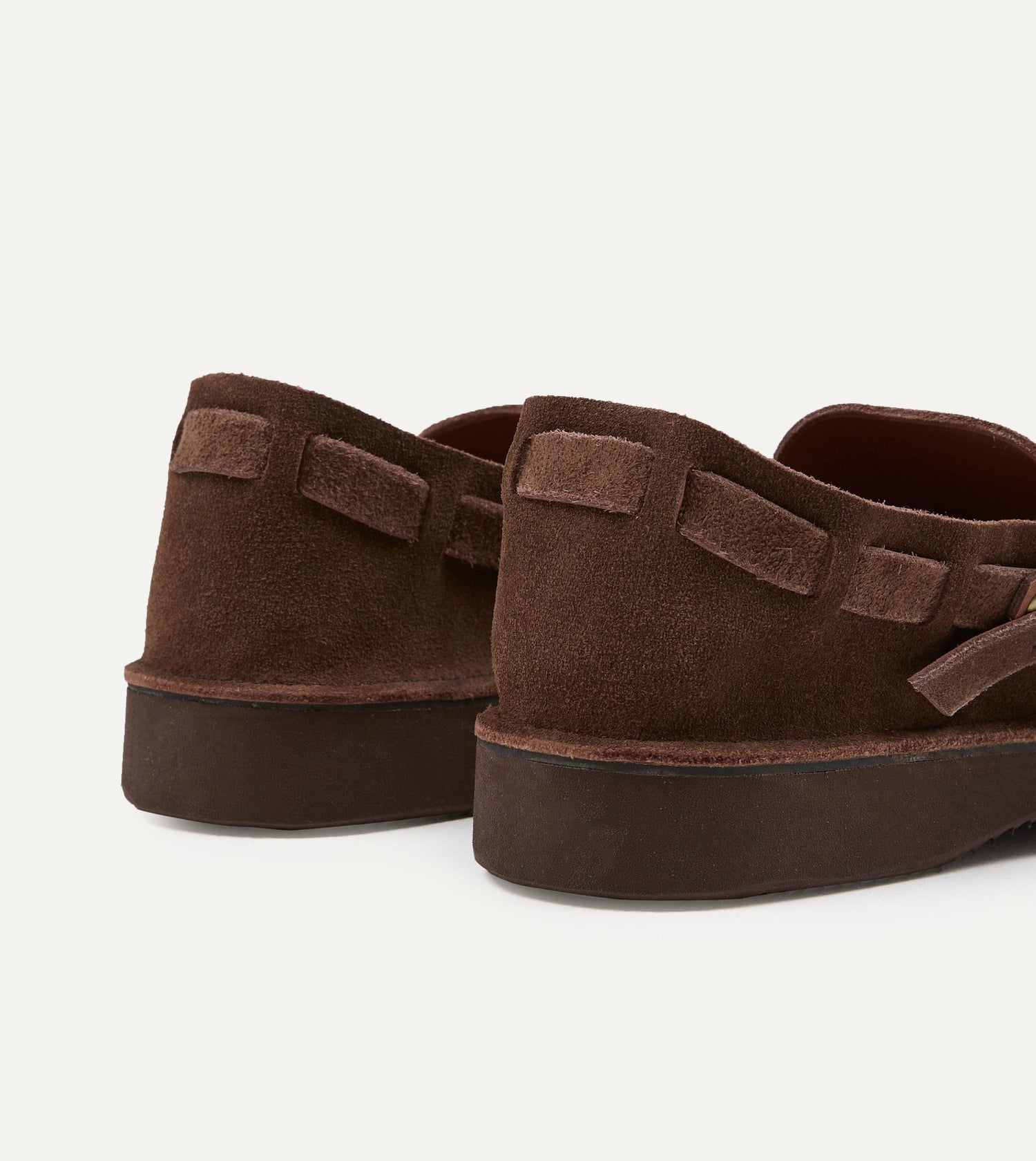 Aurora for Drake's Middle English Brown Roughout Leather Shoe