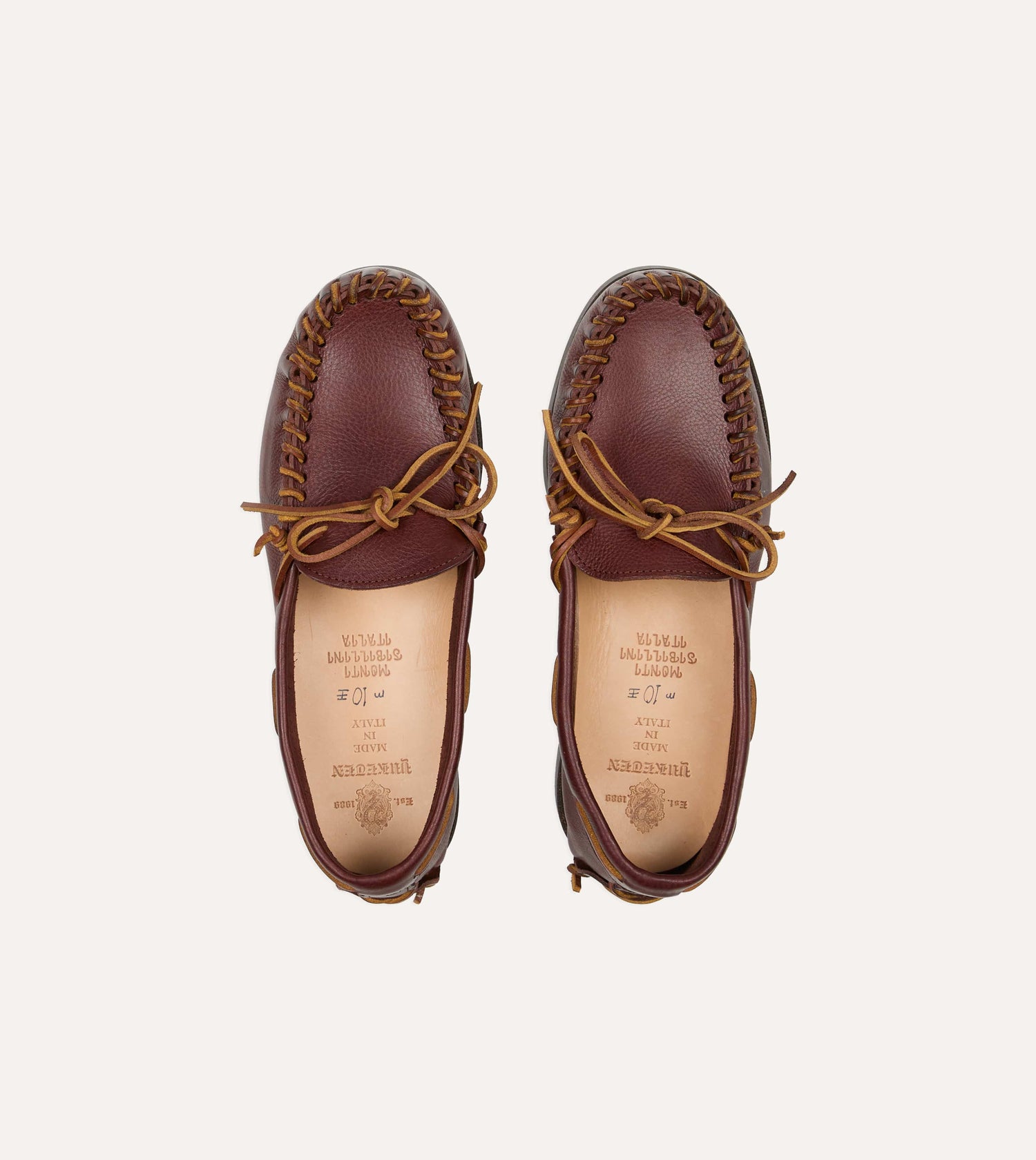 Yuketen Brown Scout Moccasin Boat Shoe