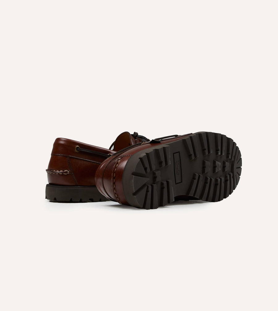 Paraboot Malo Lisse América Leather Boat Shoe