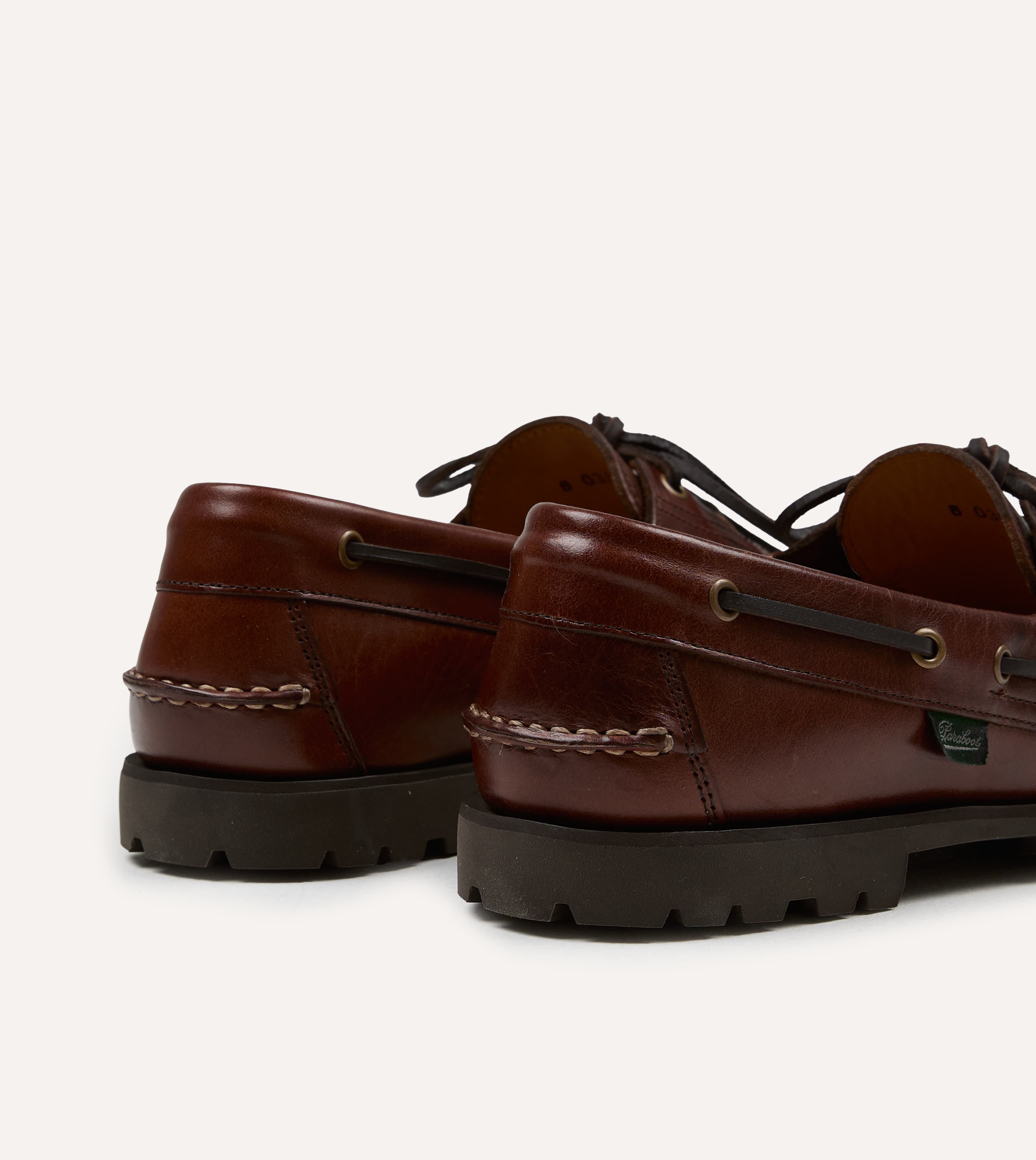 Paraboot Malo Lisse América Leather Boat Shoe – Drakes