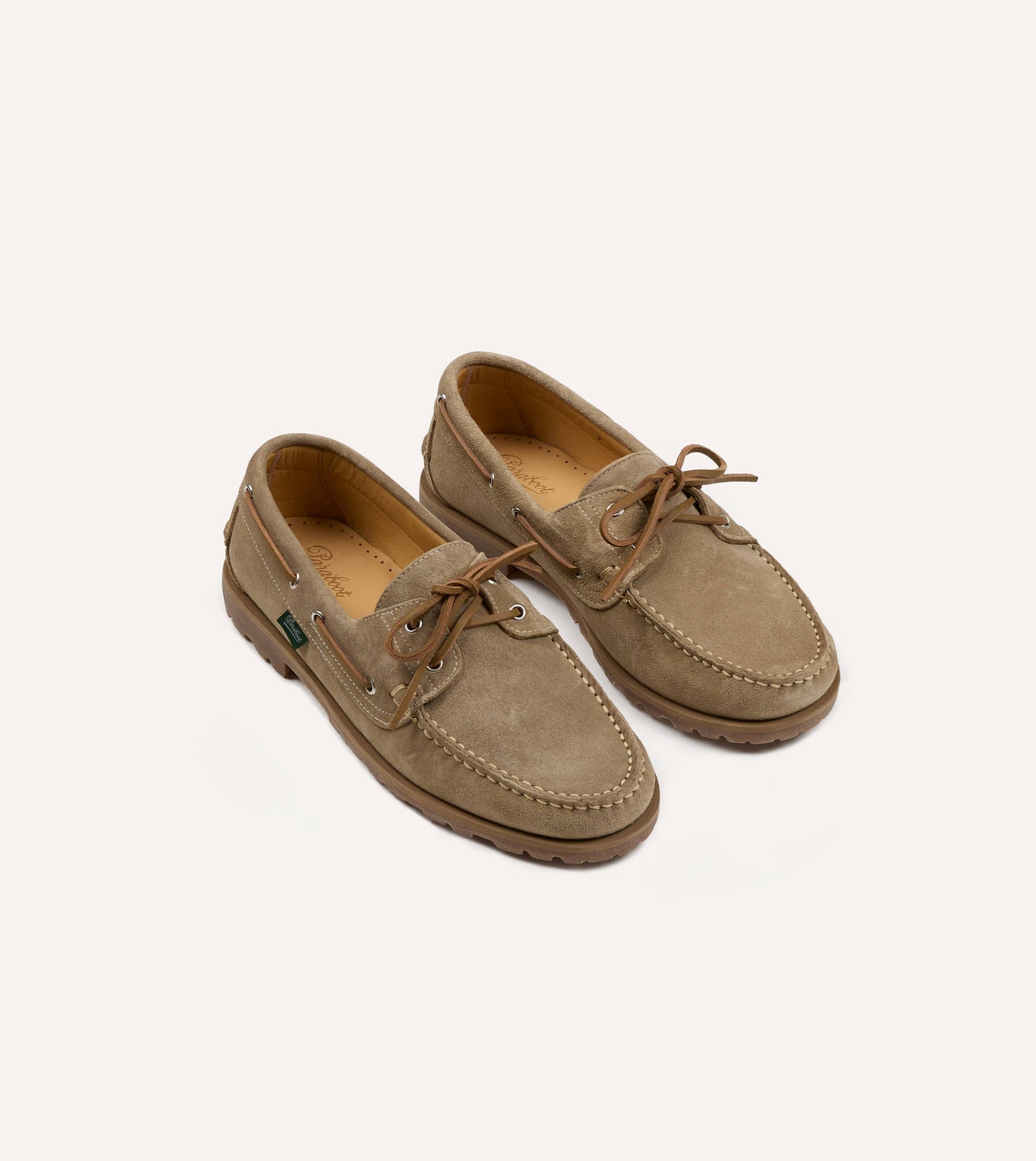 Paraboot Malo Vel Sand Suede Boat Shoe