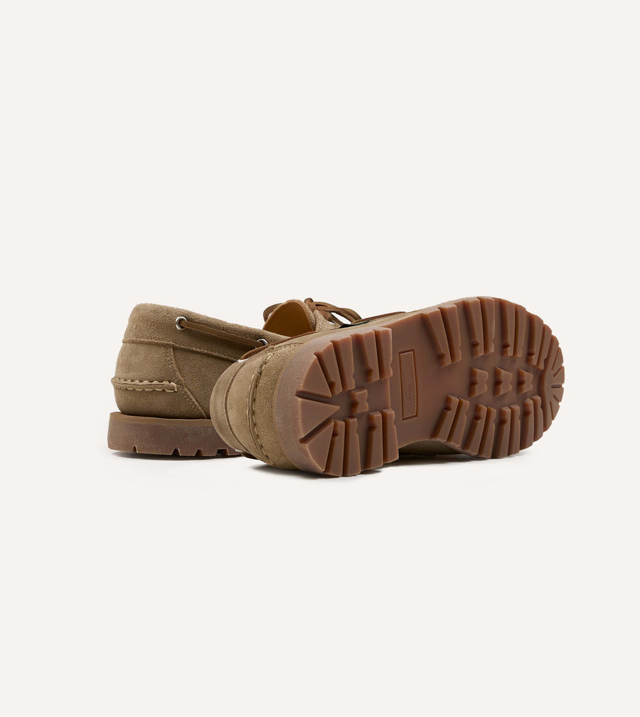 Paraboot Malo Vel Sand Suede Boat Shoe