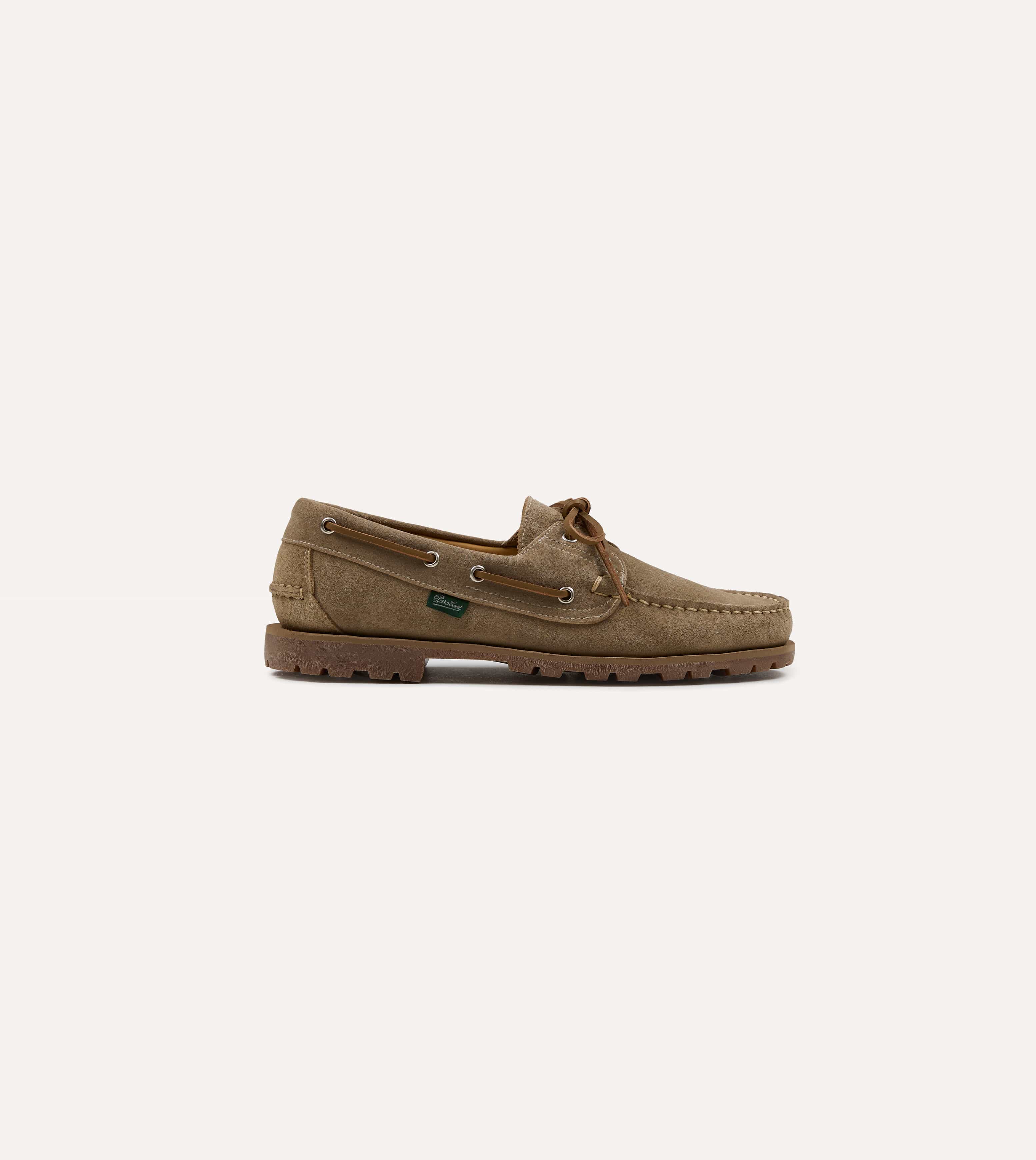 Paraboot Malo Vel Sand Suede Boat Shoe