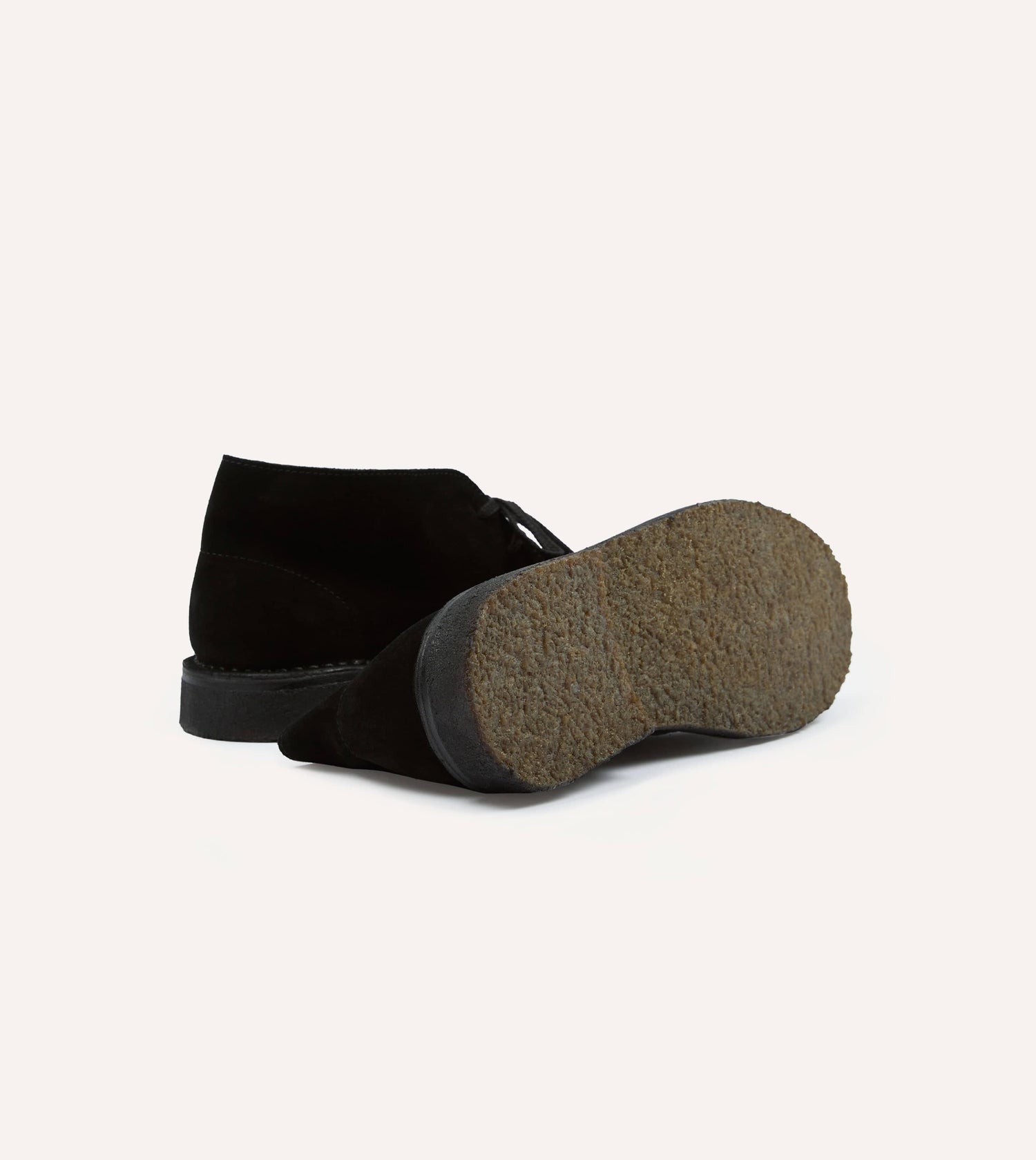 Drake's by A. Levine Clifford Desert Boot Black Suede