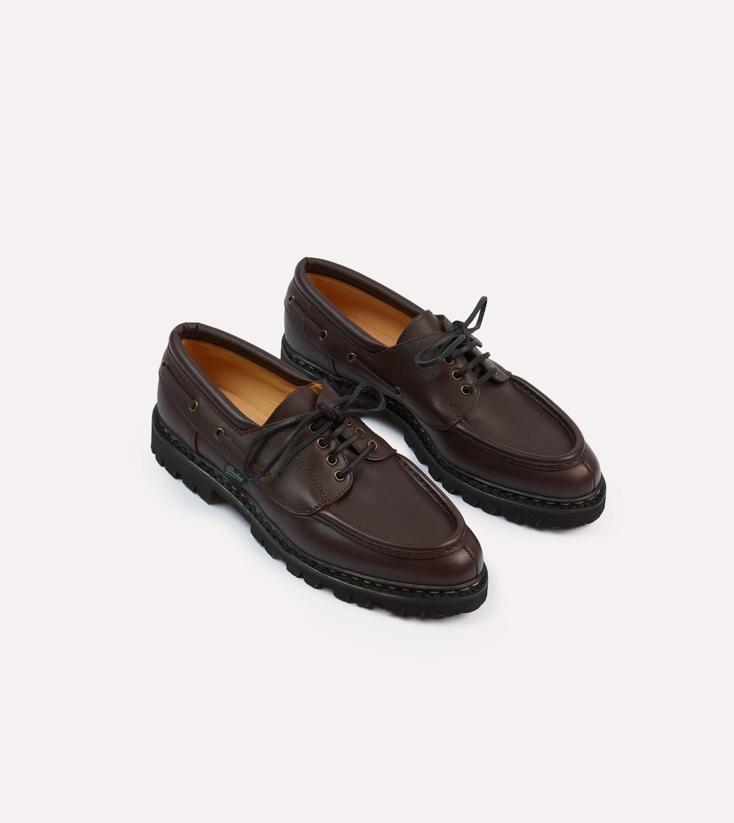 Paraboot Chimey Dark Brown Calf Leather Derby Shoe