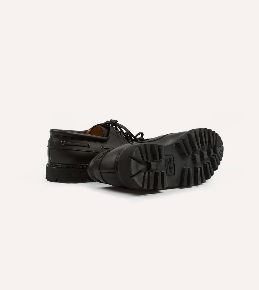 Paraboot Chimey Noir Calf Leather Derby Shoe