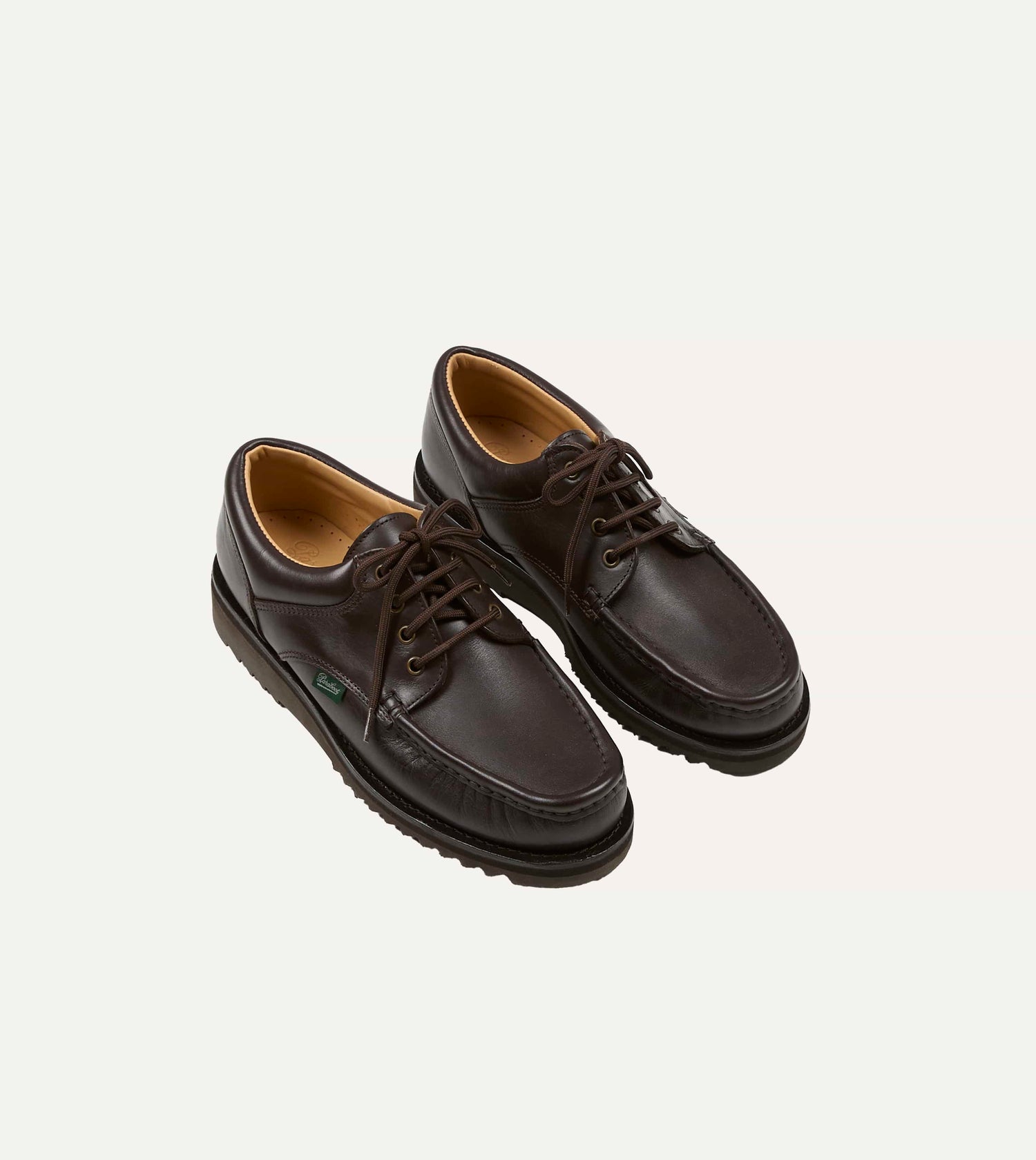 Paraboot Thiers Kenya Dark Brown Leather Derby Shoe