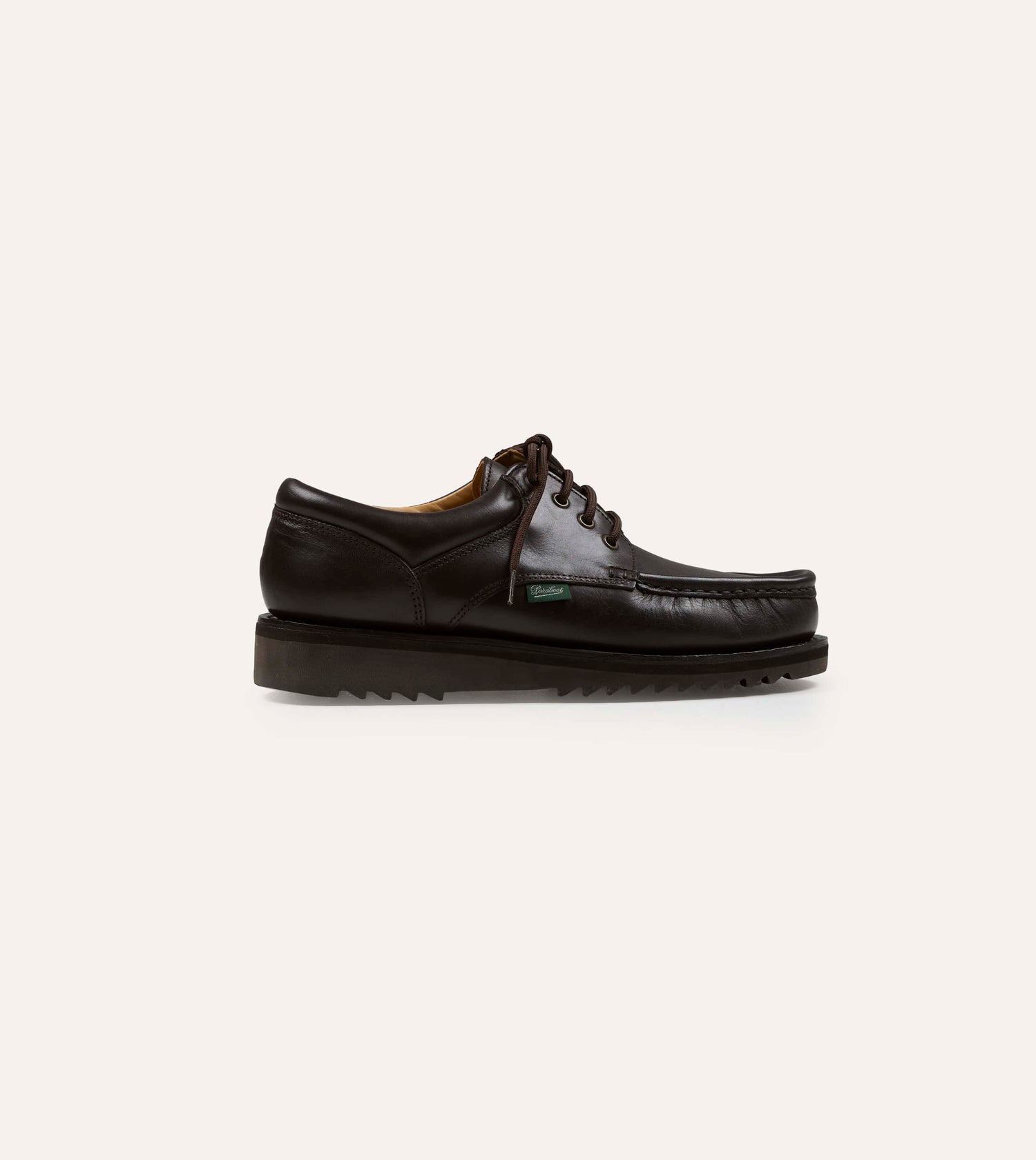 Paraboot Thiers Kenya Dark Brown Leather Derby Shoe