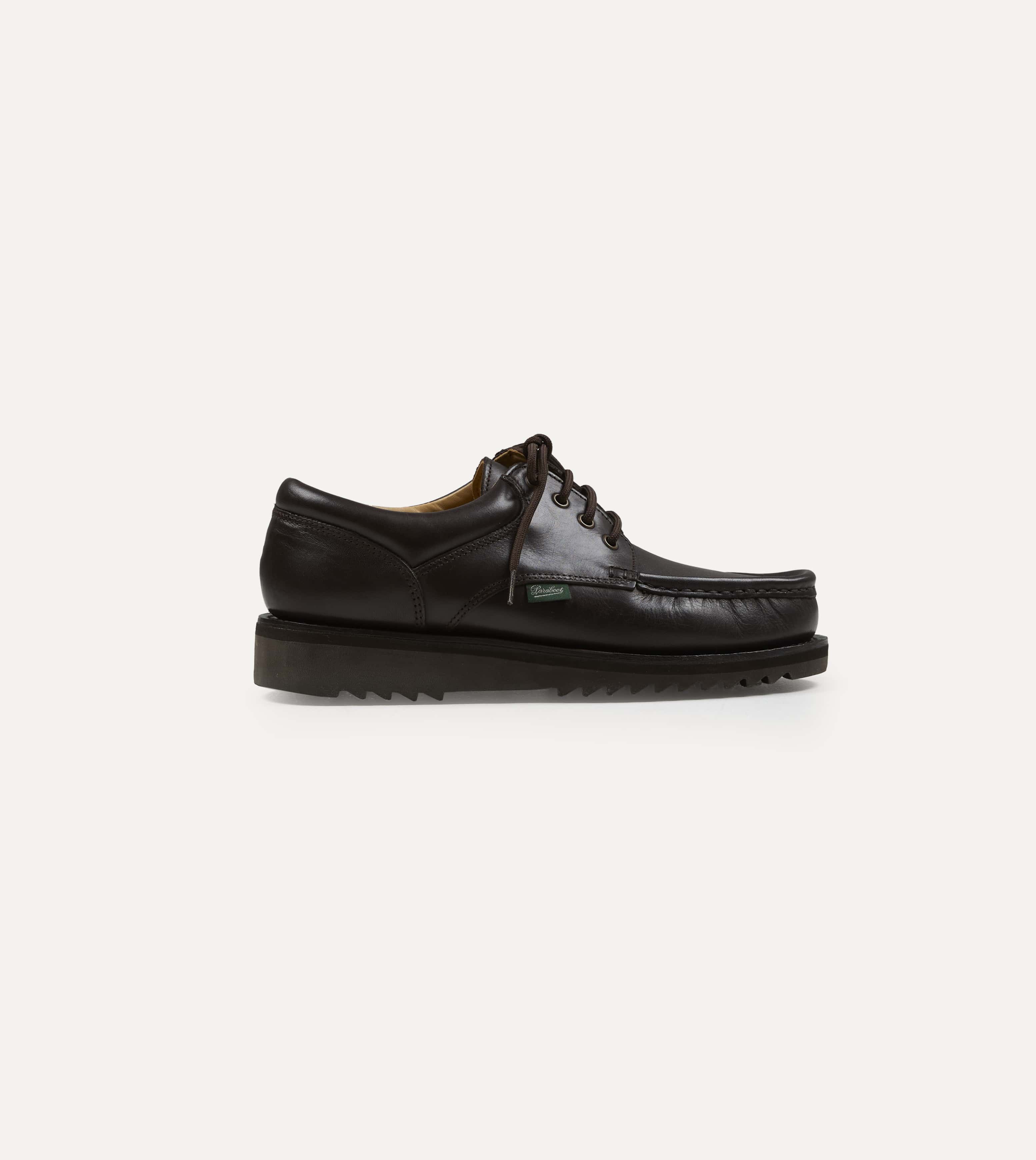 Paraboot Thiers Kenya Dark Brown Leather Derby Shoe
