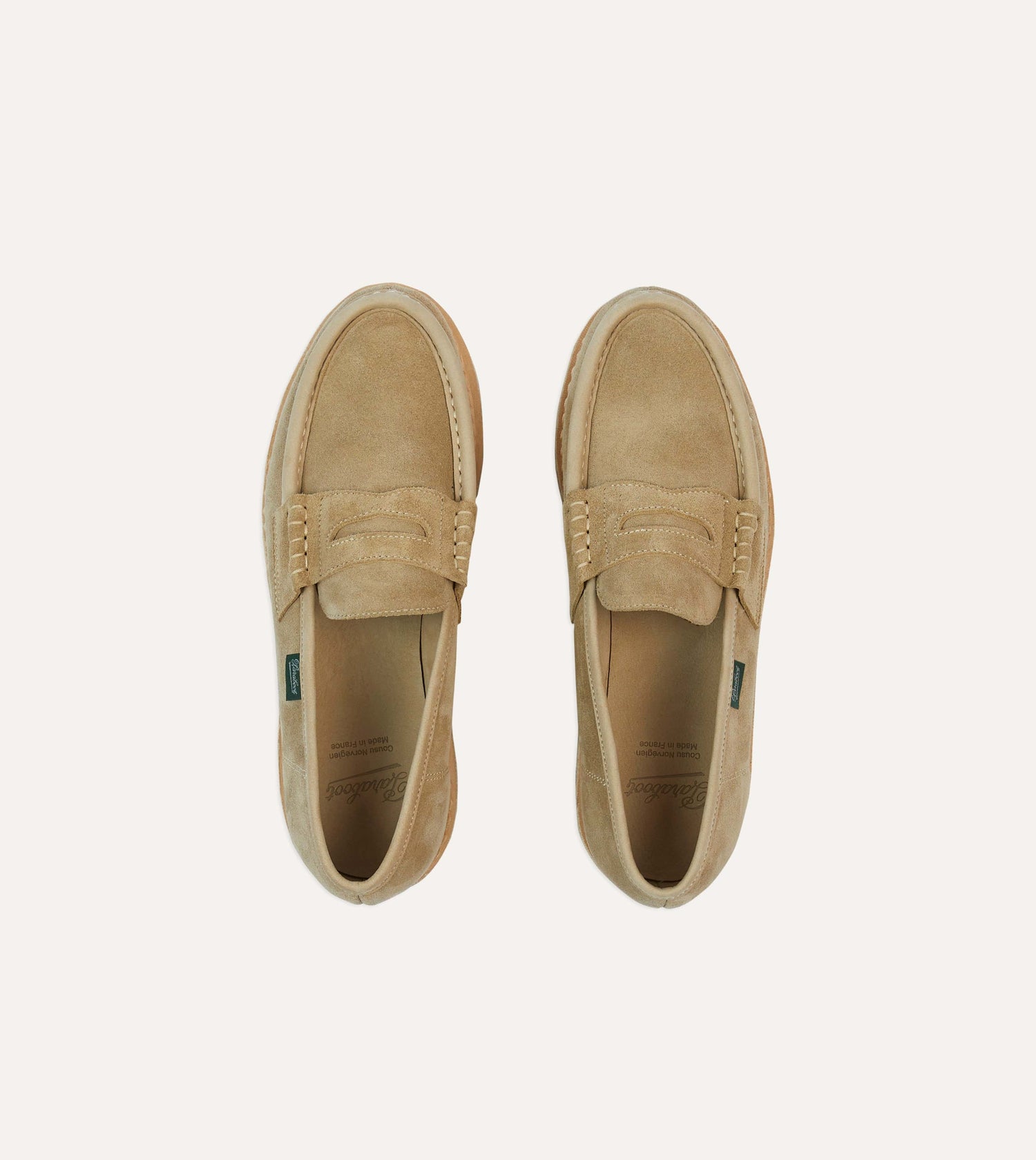 Paraboot Nantes Sand Suede Loafer