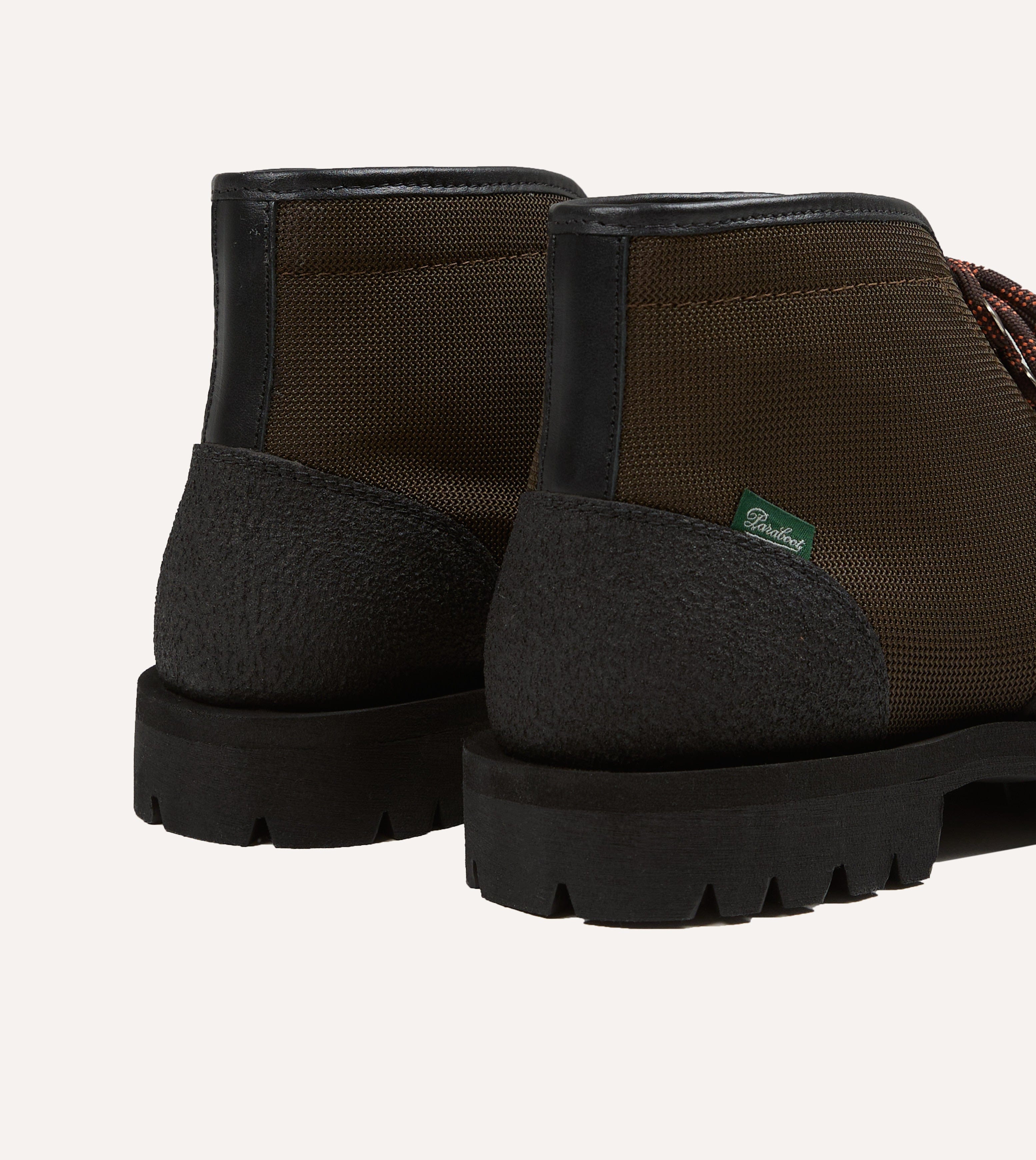 Paraboot Yosemite Brown Leather Mesh Hiking Boots – Drakes