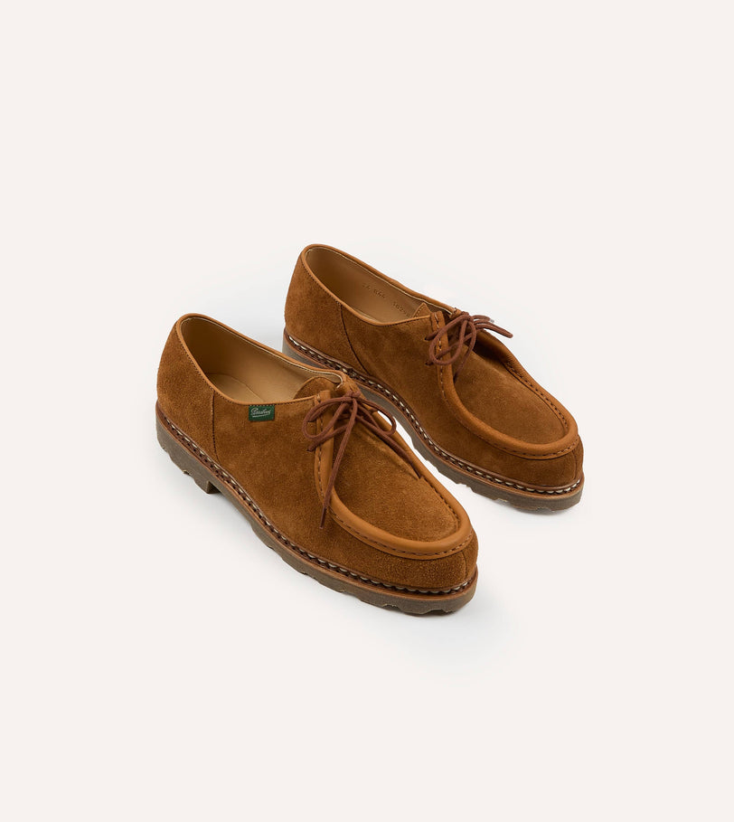 Paraboot Michael Whiskey Suede Derby Shoe