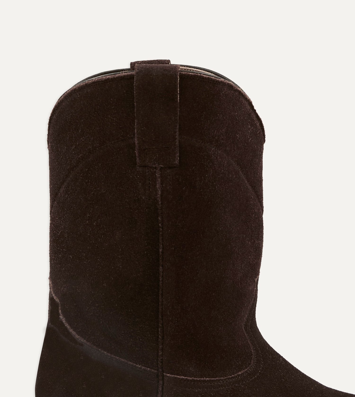 Yuketen Brown Suede Ranchero Boots