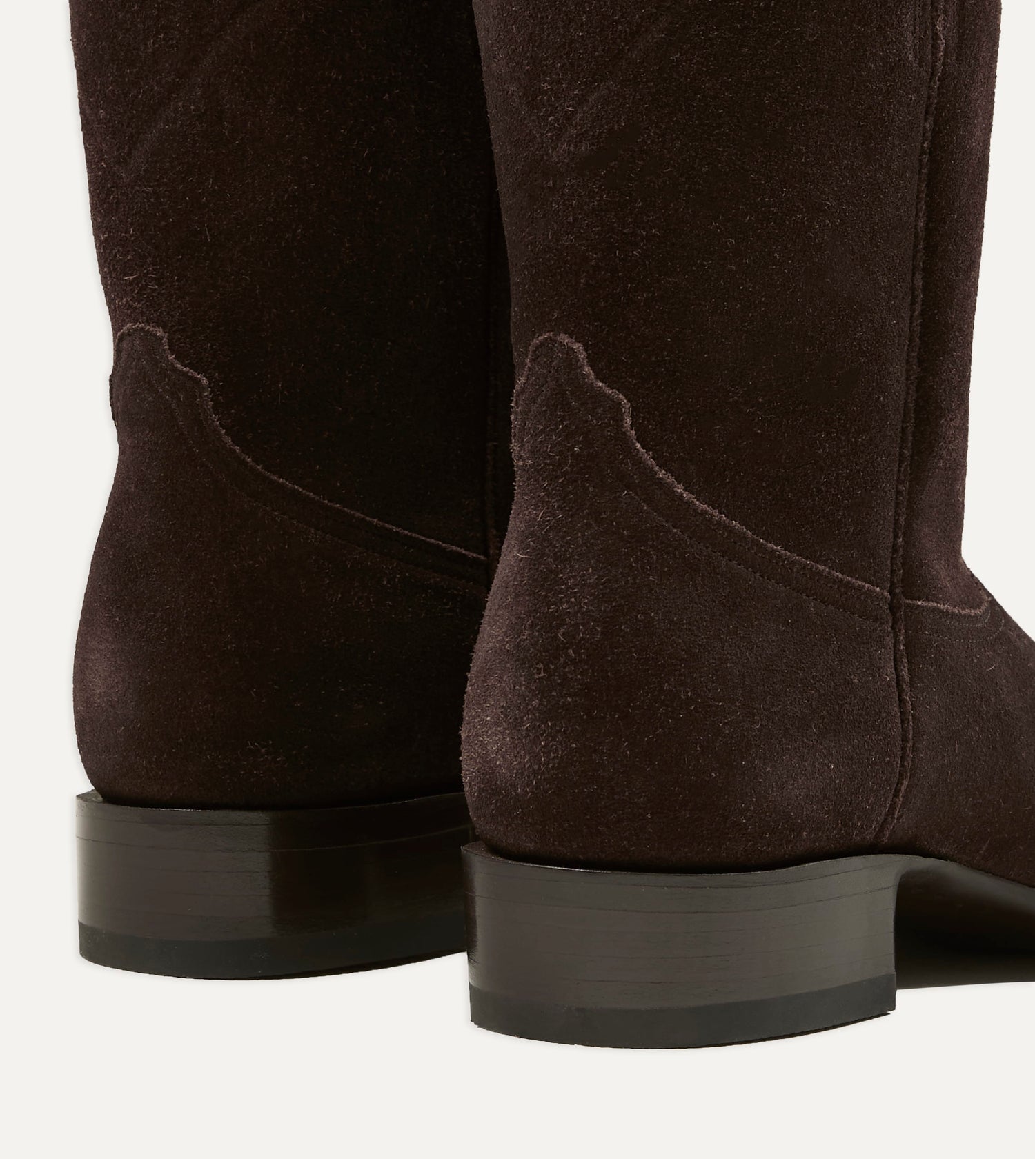 Yuketen Brown Suede Ranchero Boots