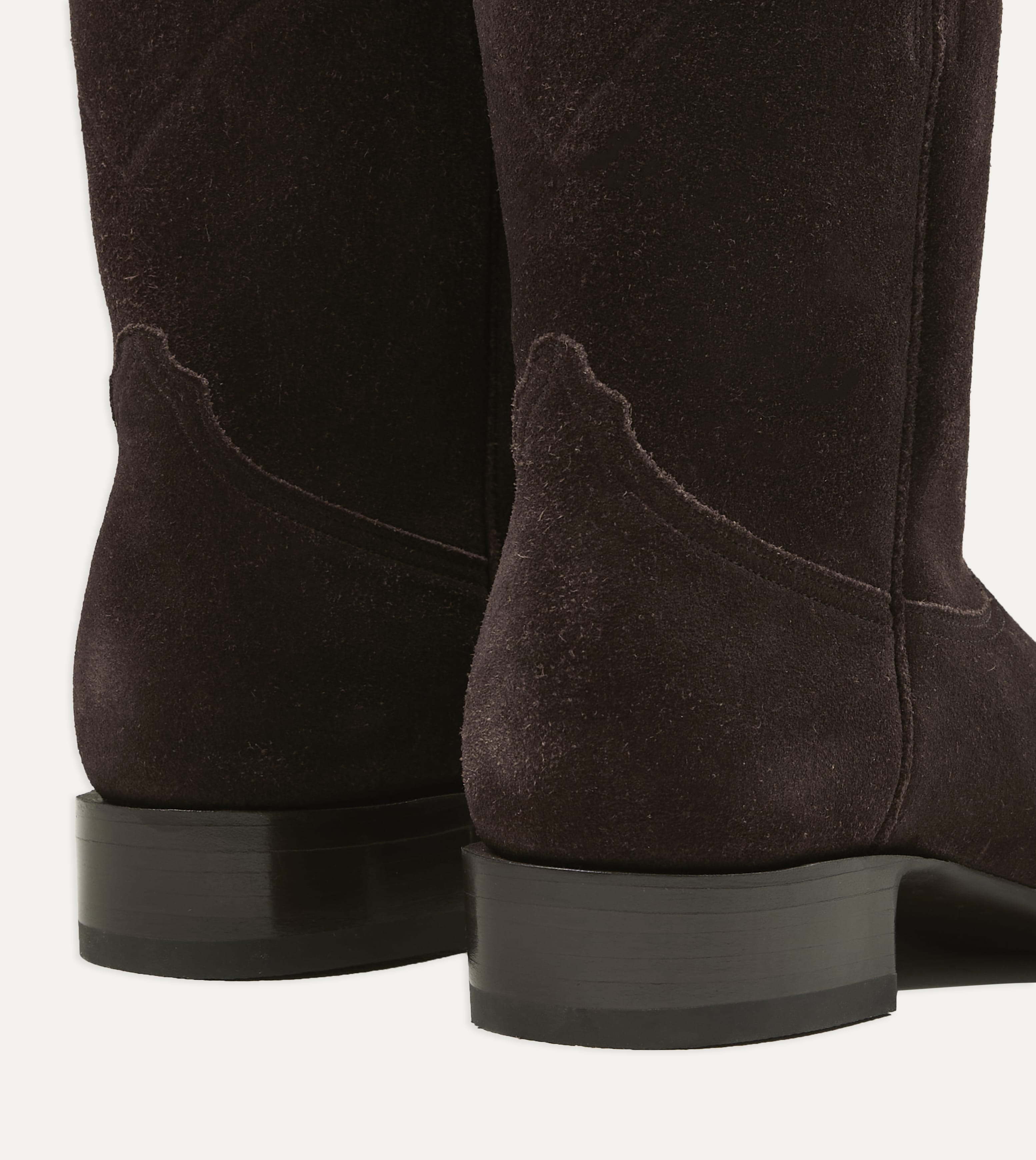 Yuketen Brown Suede Ranchero Boots