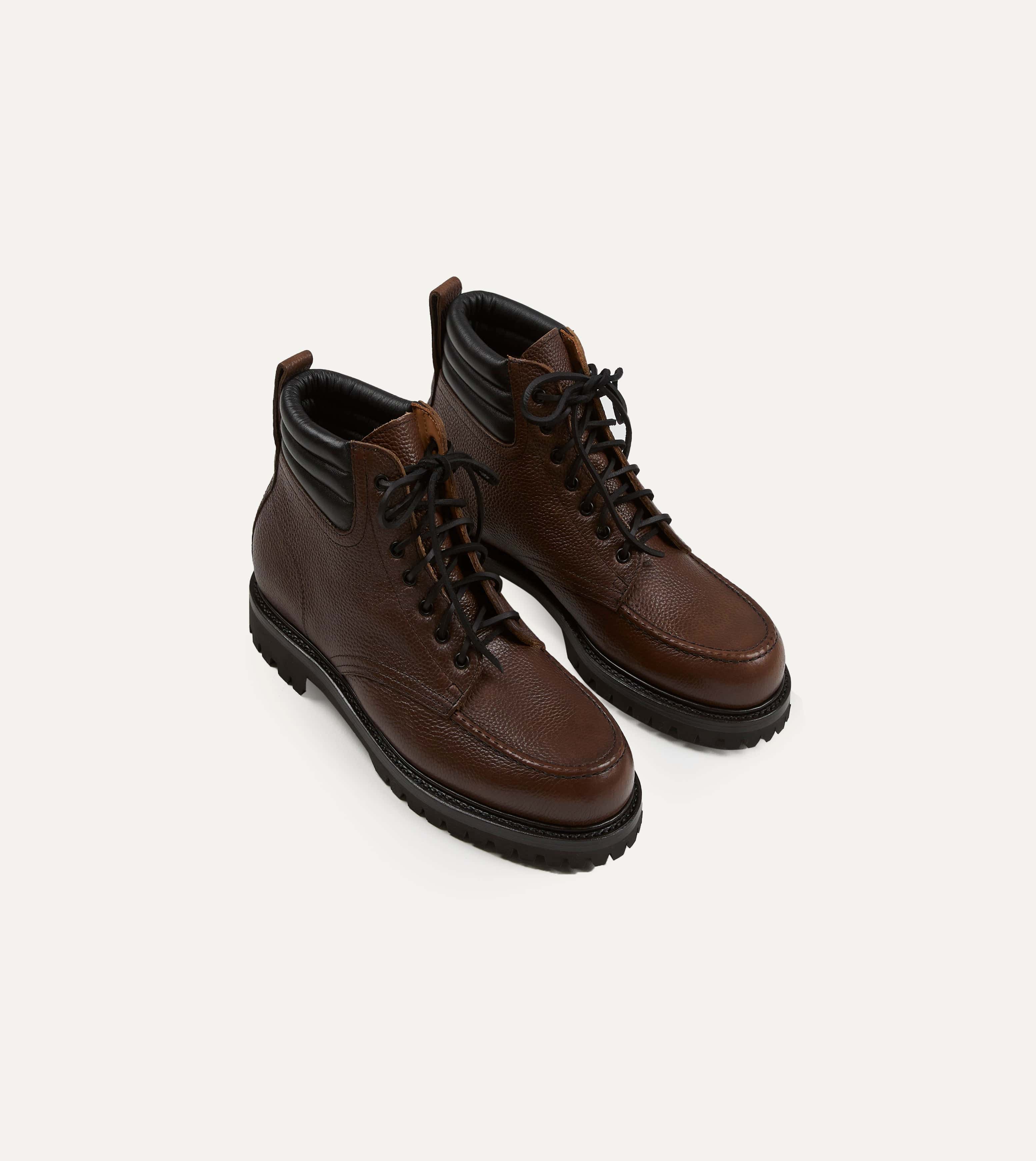 Yuketen Salvia Brown Leather Boots