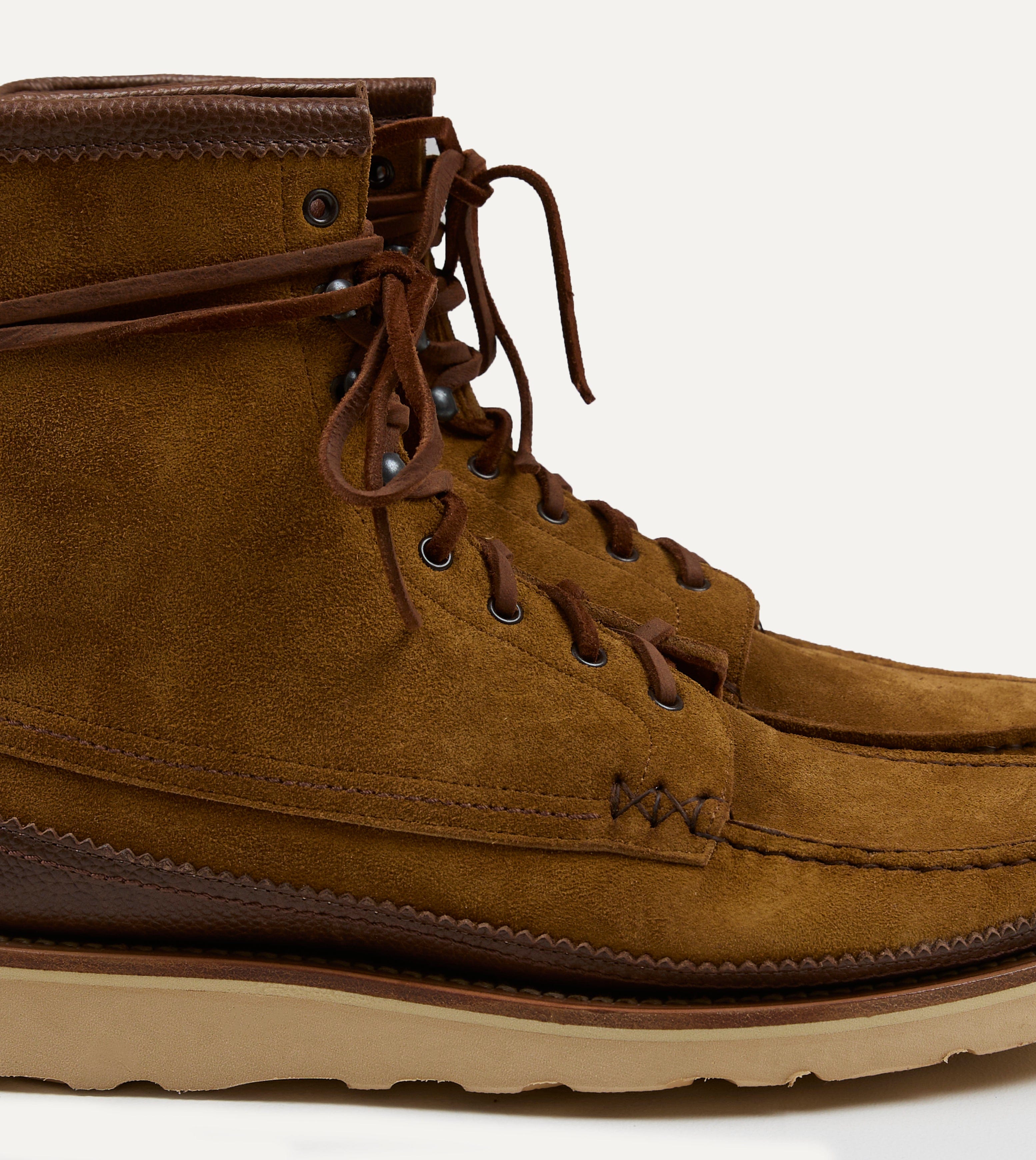 Yuketen Maine Guide Brown Flesh Out Leather DB Boot – Drakes