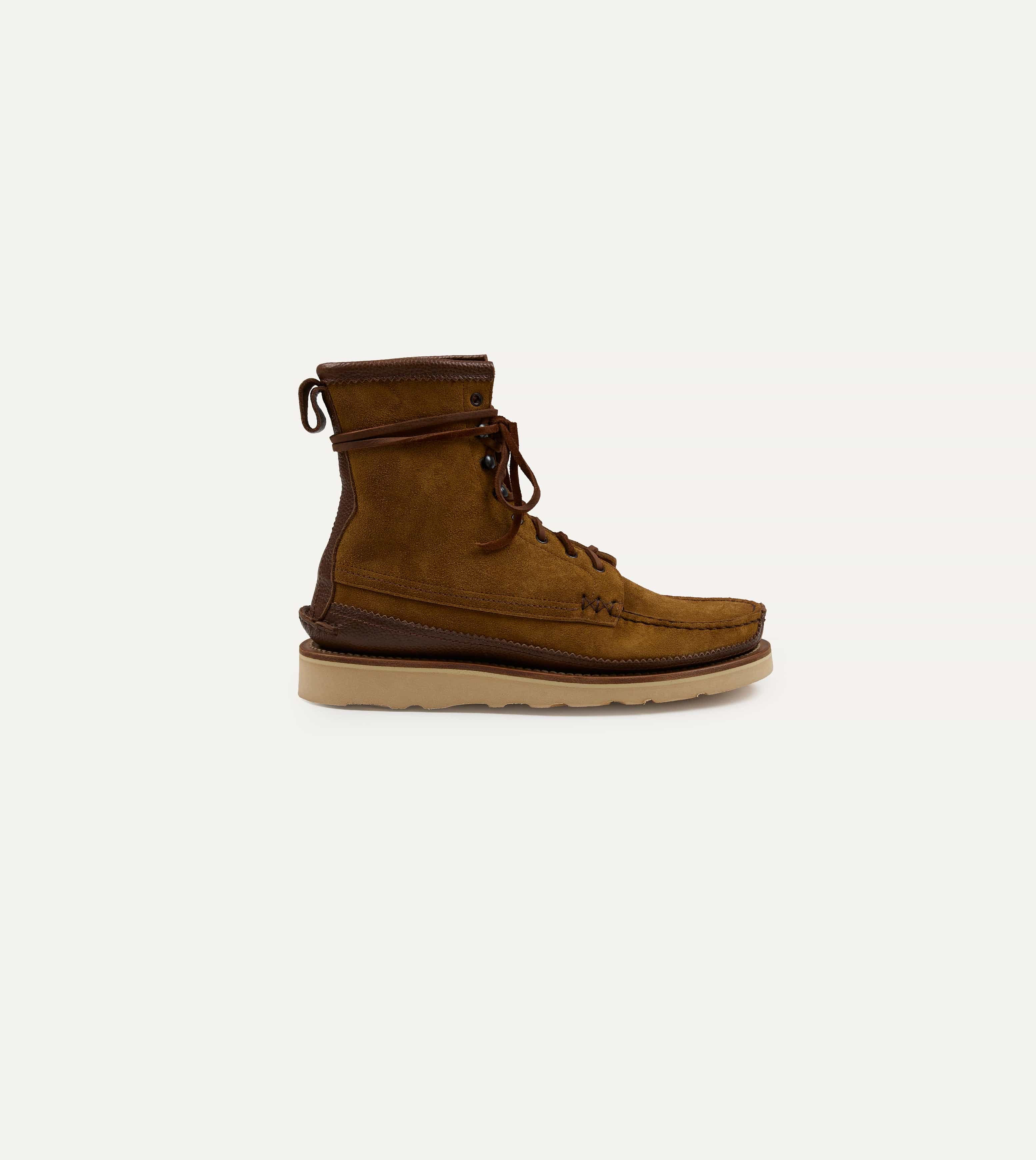 Yuketen Maine Guide Brown Flesh Out Leather DB Boot