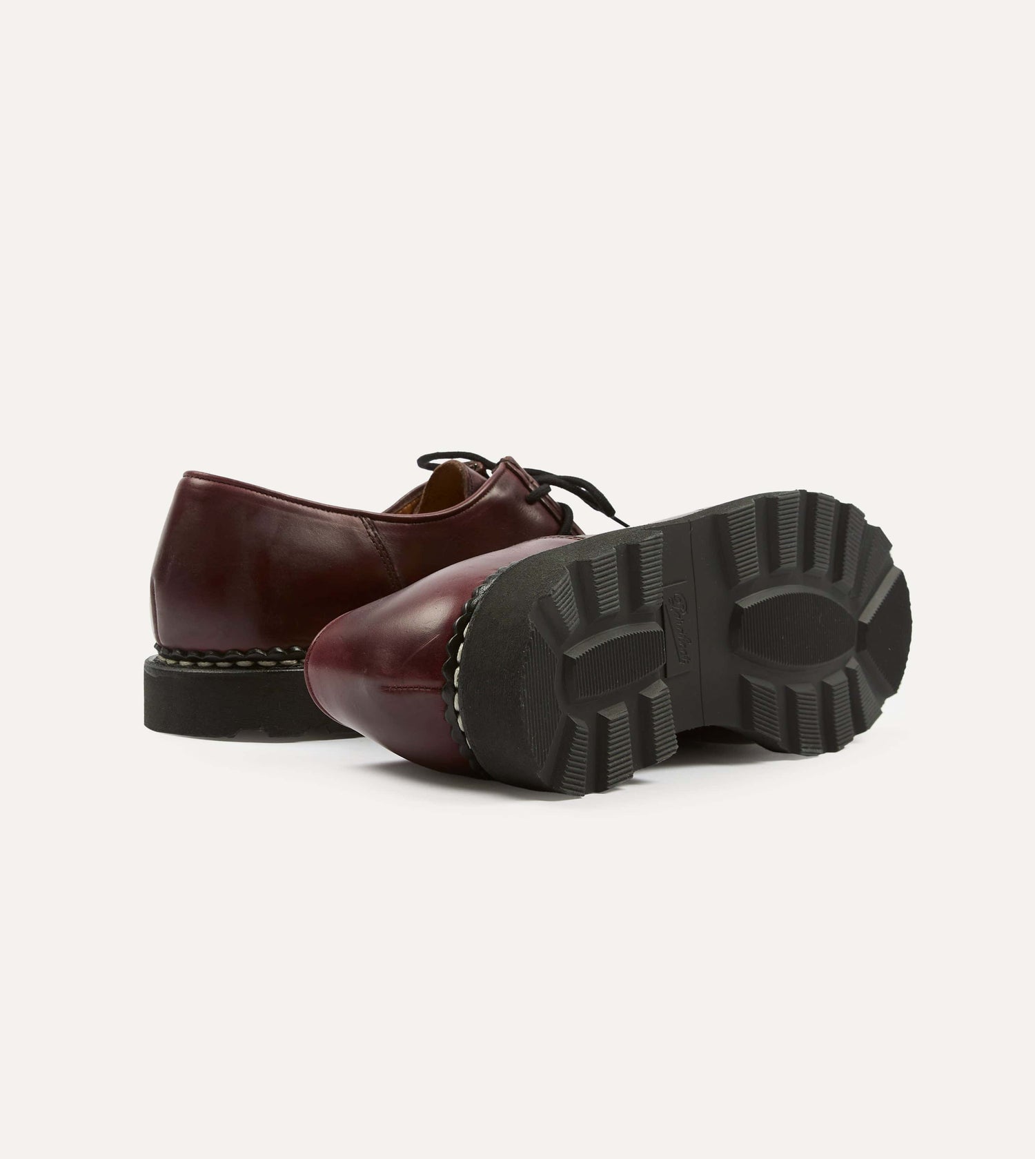 Paraboot Michael Bordeaux Leather Derby Shoe