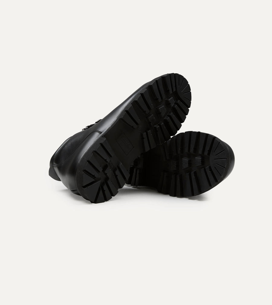 Paraboot Avoriaz Lisse Noir Leather Boot