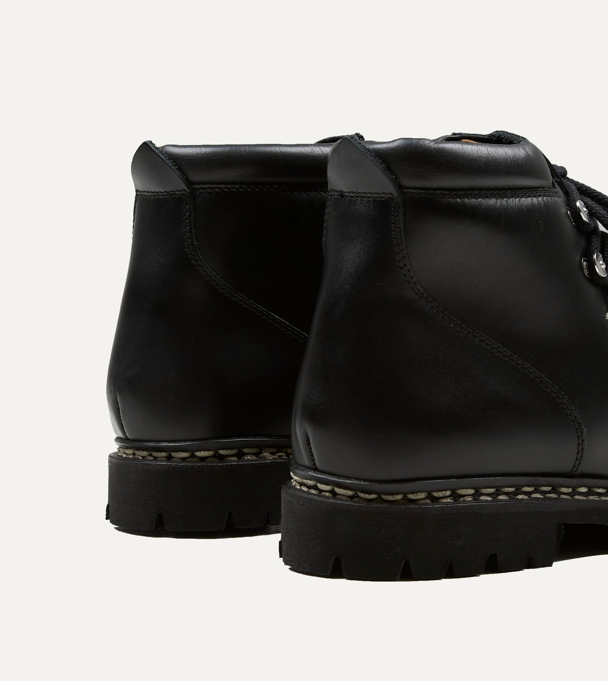 Paraboot Avoriaz Lisse Noir Leather Boot