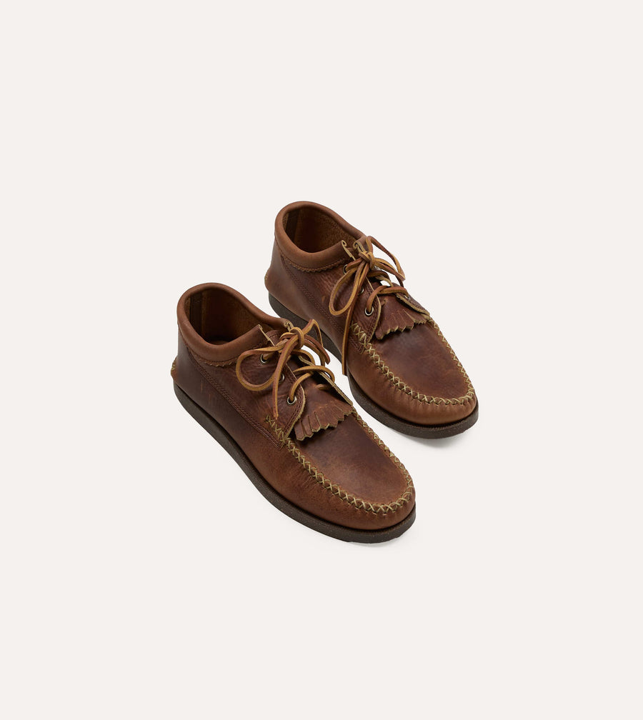 Yuketen Brown Kiltie Blucher with Camp Sole