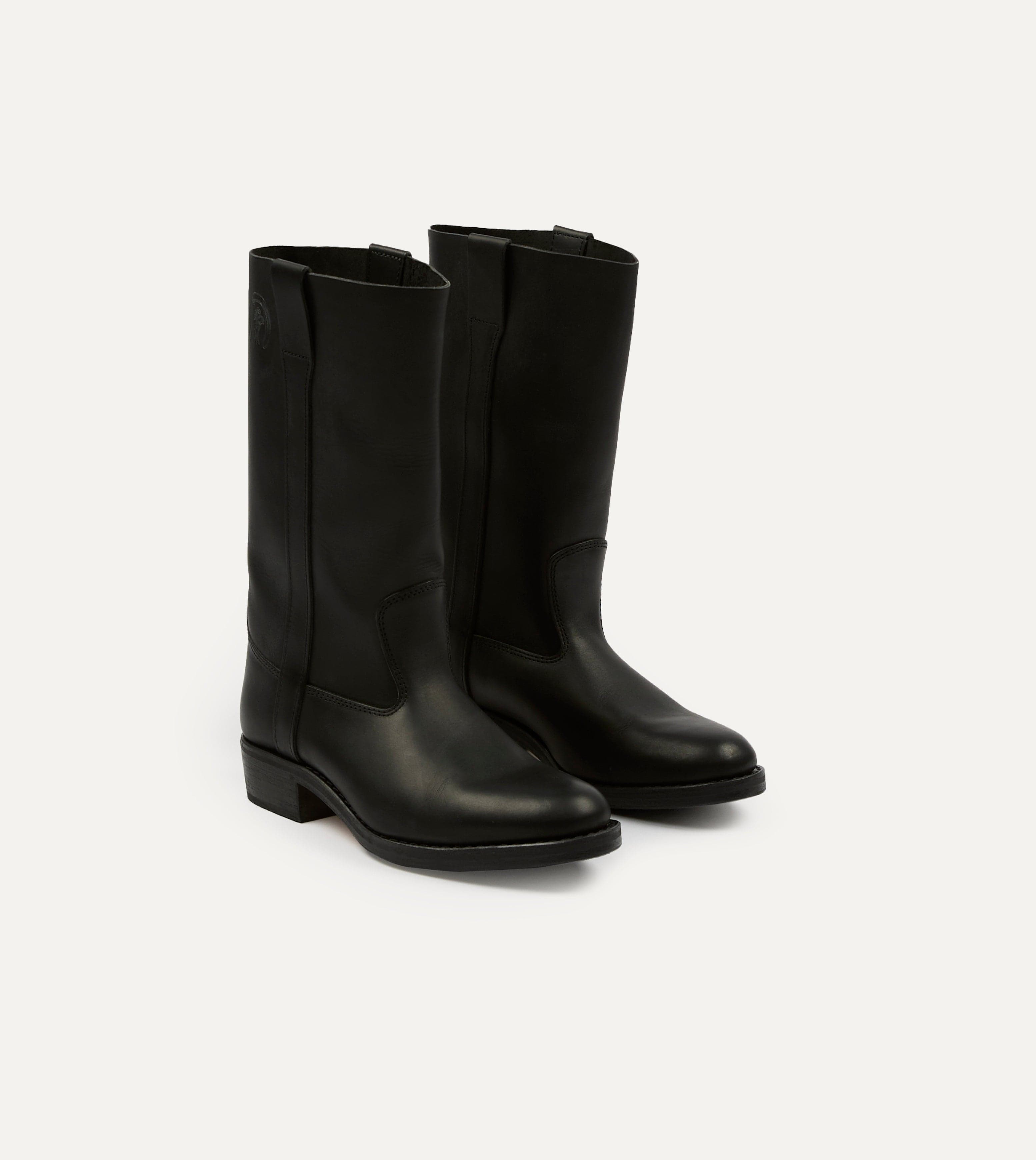 La Botte Gardiane Camarguaise Black Leather Boots