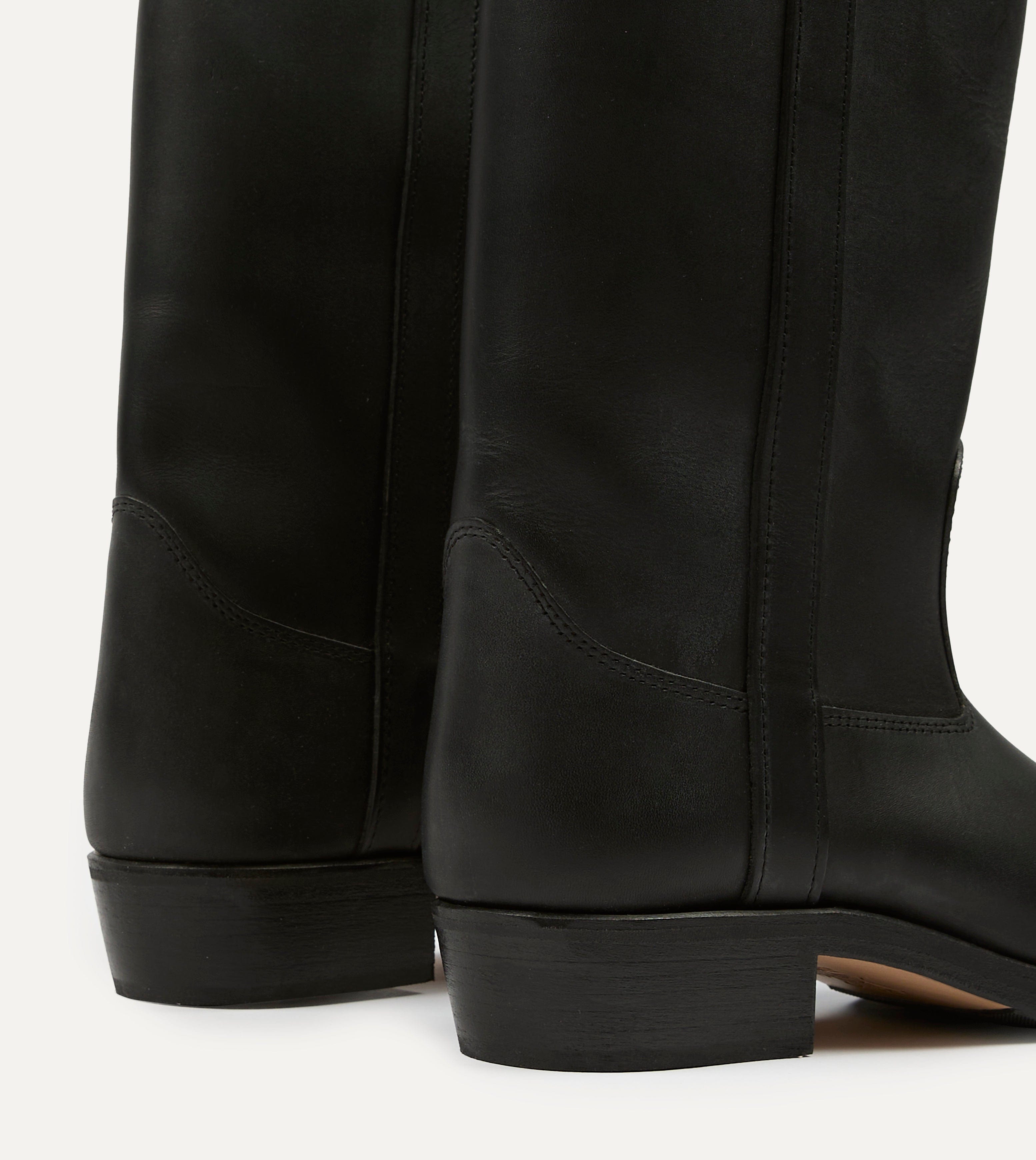 La Botte Gardiane Camarguaise Black Leather Boots – Drakes